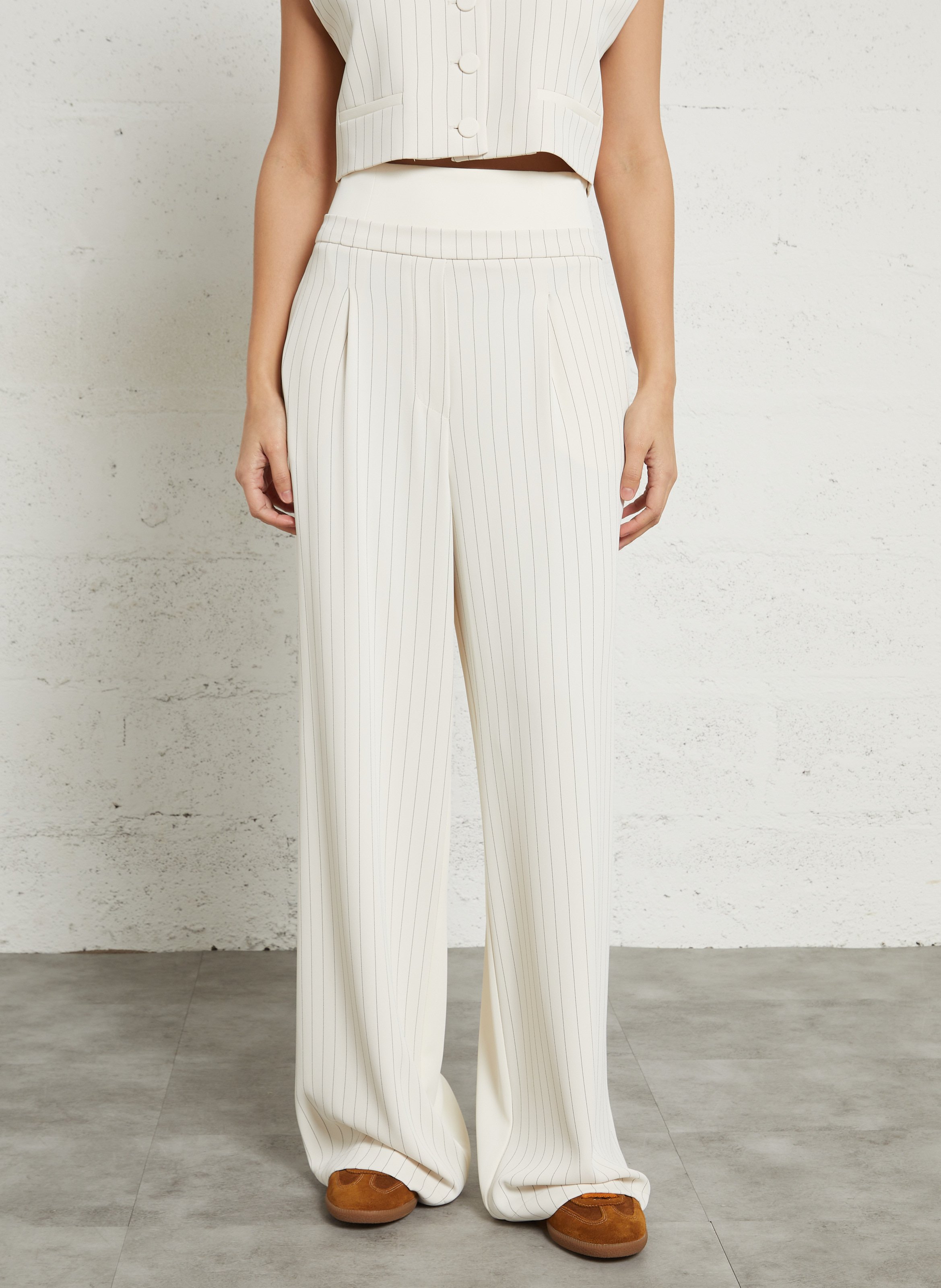 Straight striped trousers  IMPERIAL Beige