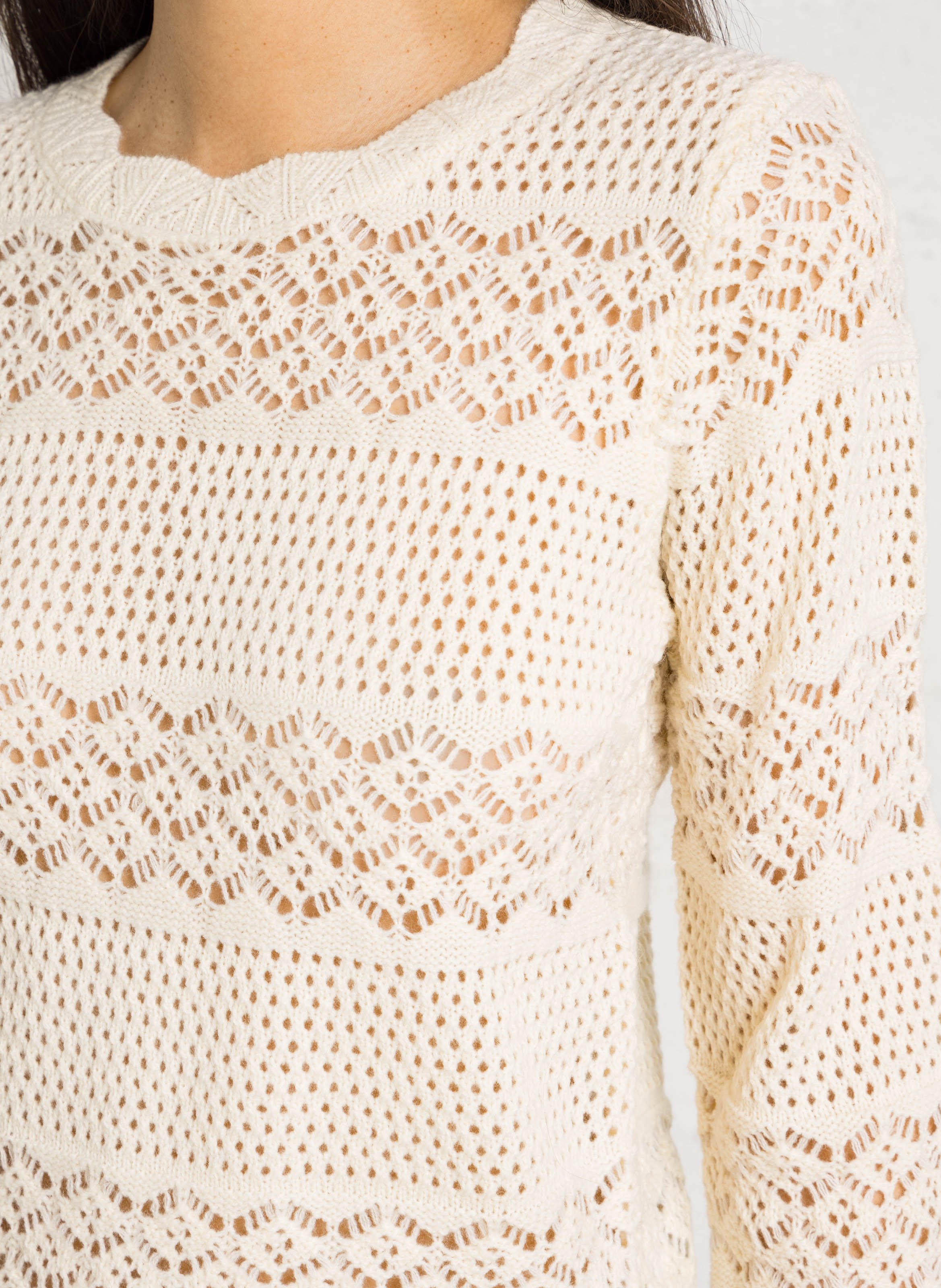 High-neck sweater LA PETITE ETOILE Beige