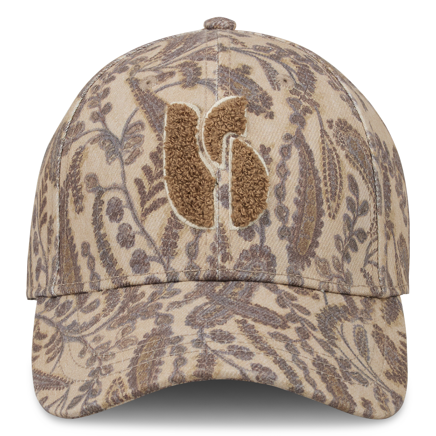 Gedrukte pet met een geborduurd logo BA&SH Beige