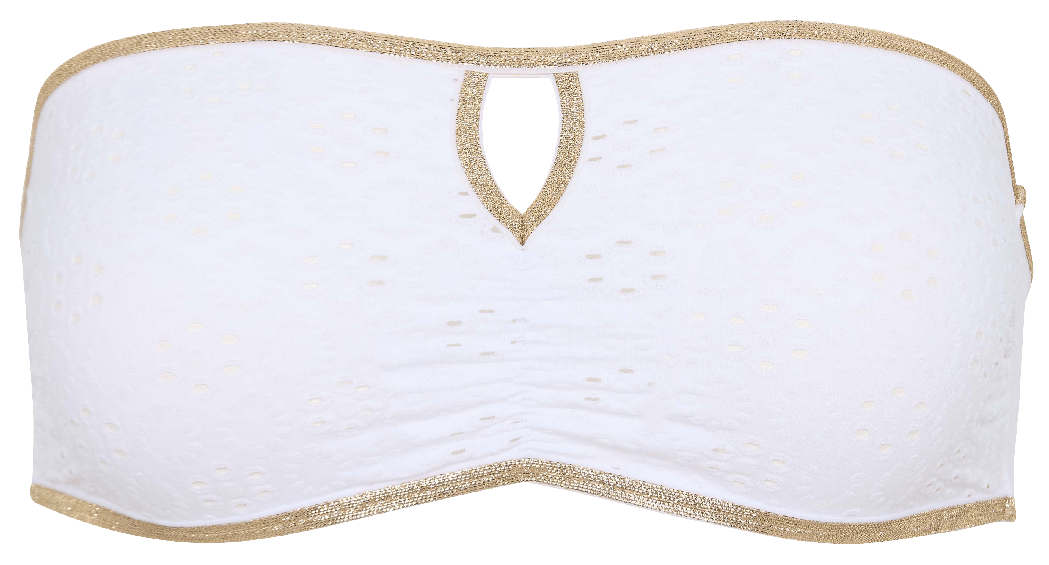 Haut de maillot de bain LA NOUVELLE Blanc