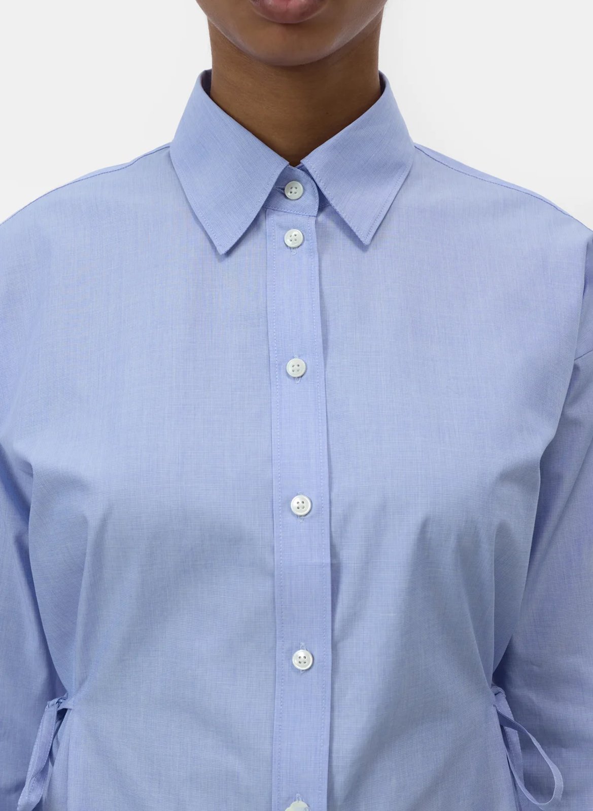 Chemise col classique en coton CLOSED Bleu