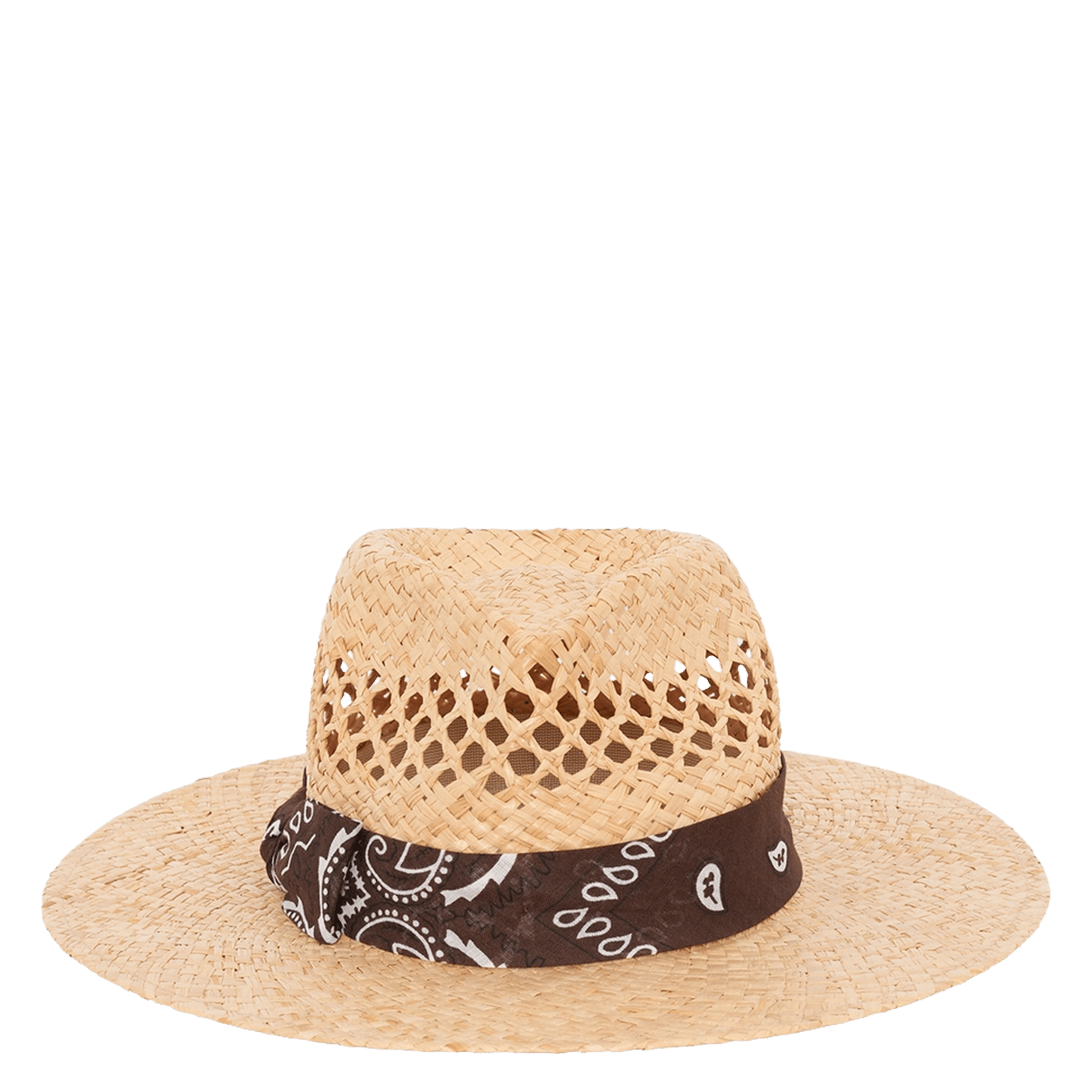 Chapeau en raphia PABLO Marron