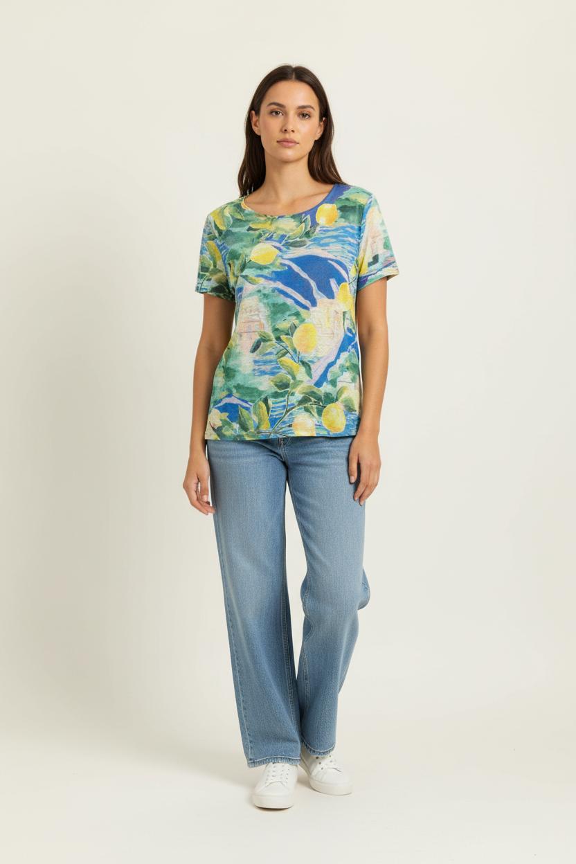 Tommy Badge T-shirt SEZANE - Seconde main Multicolored