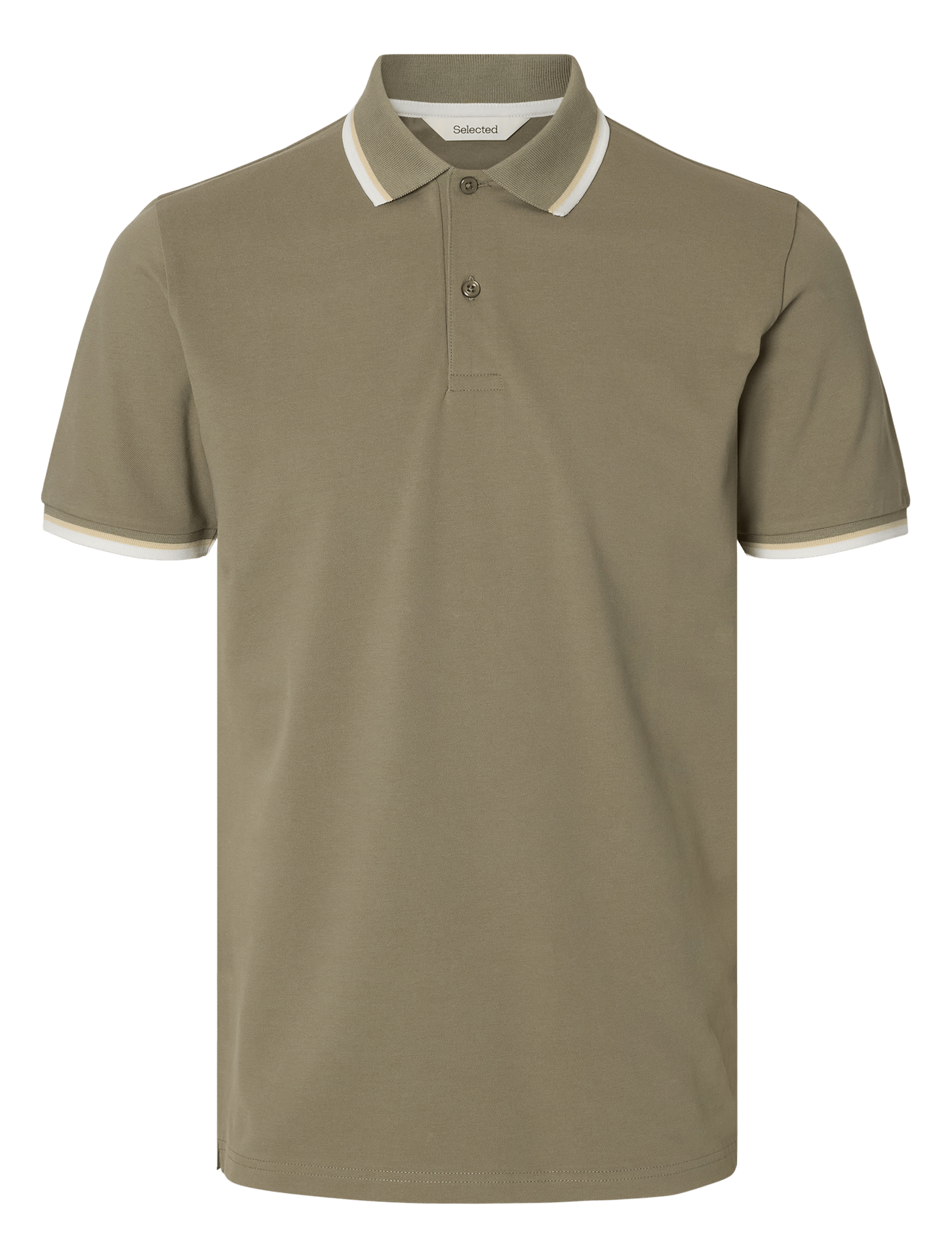 Poloshirt, Regular Fit SELECTED Grau