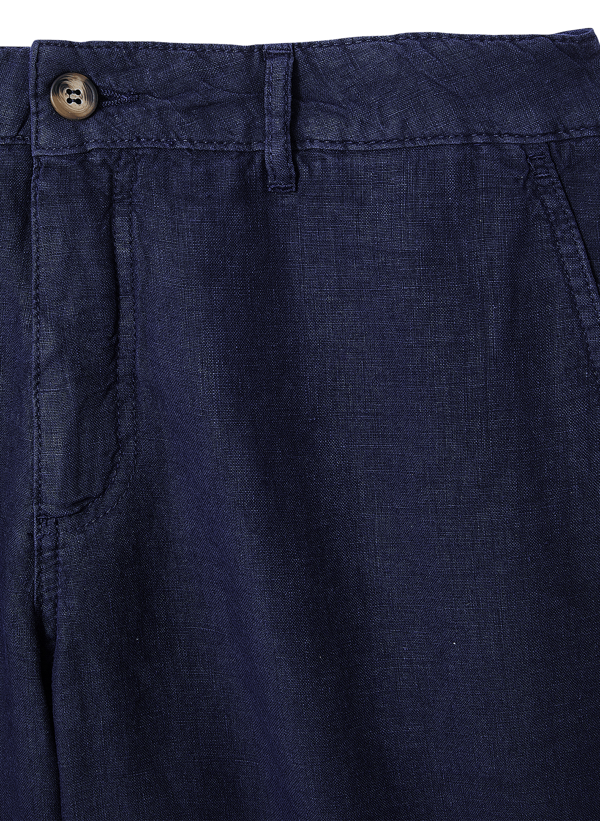 Short droit en lin CHEVIGNON Bleu