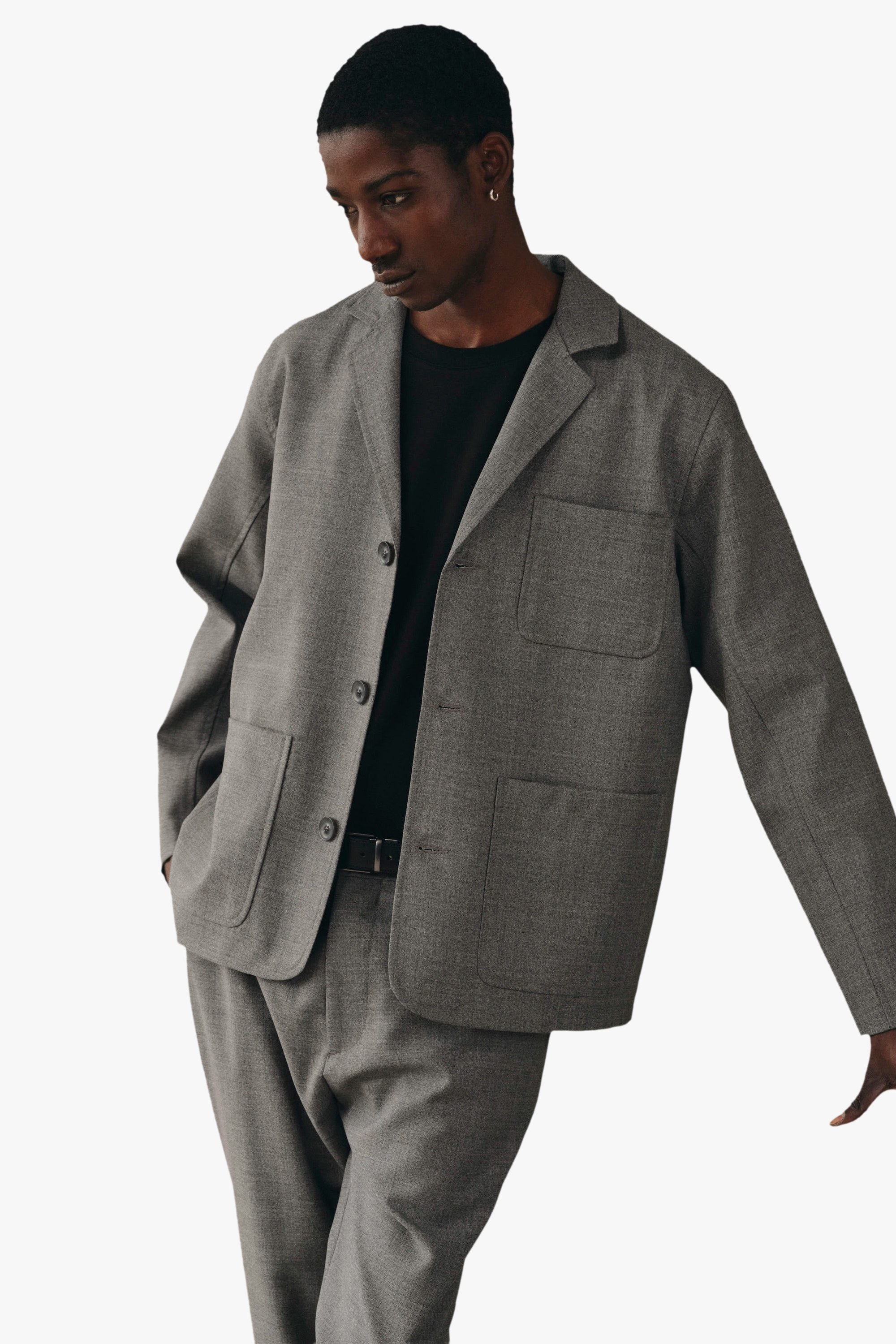 Casual blazer Nairo | Grey Noyoco Men