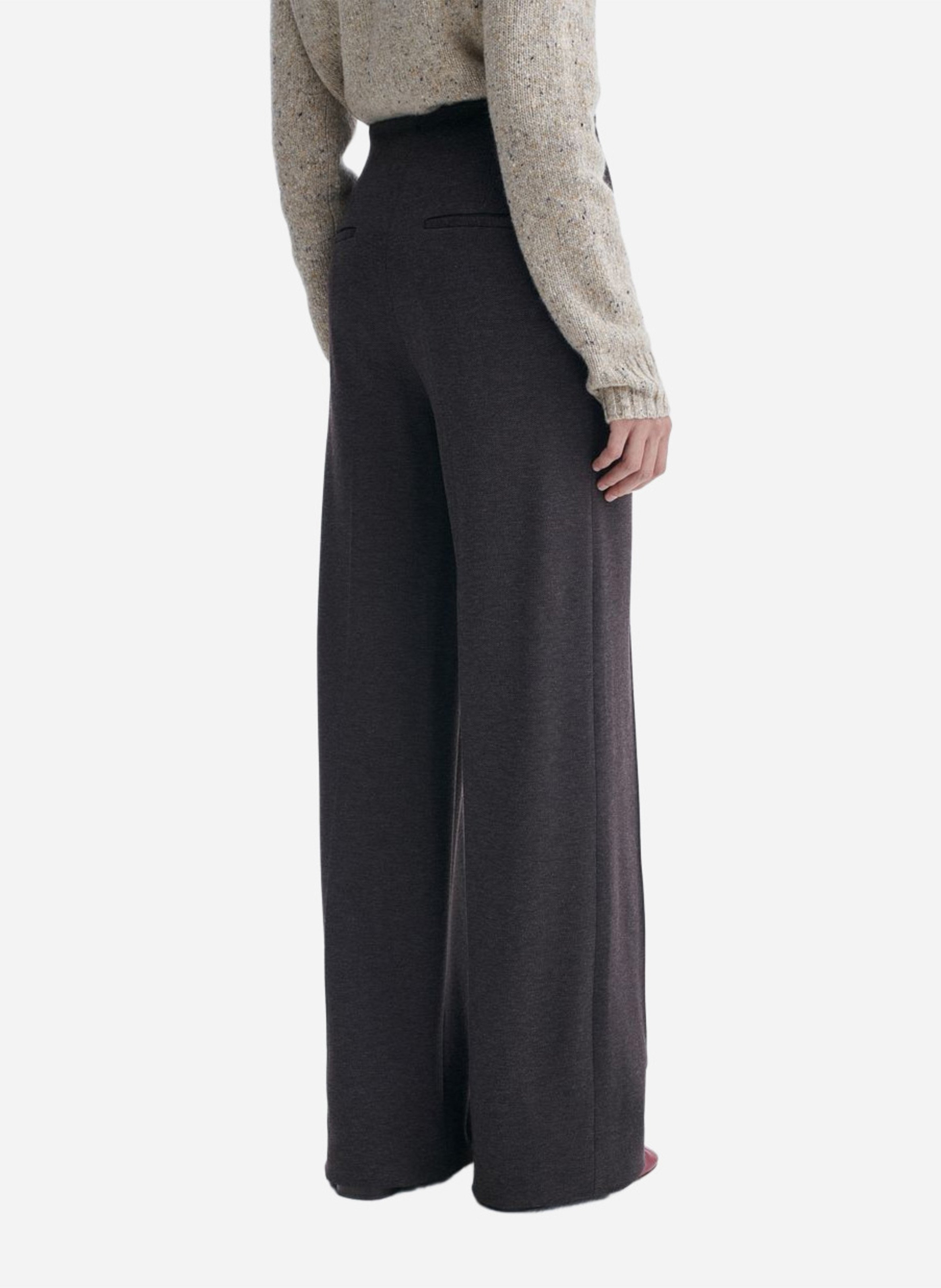 High-waisted straight-leg pants | Brown VANESSA BRUNO Women