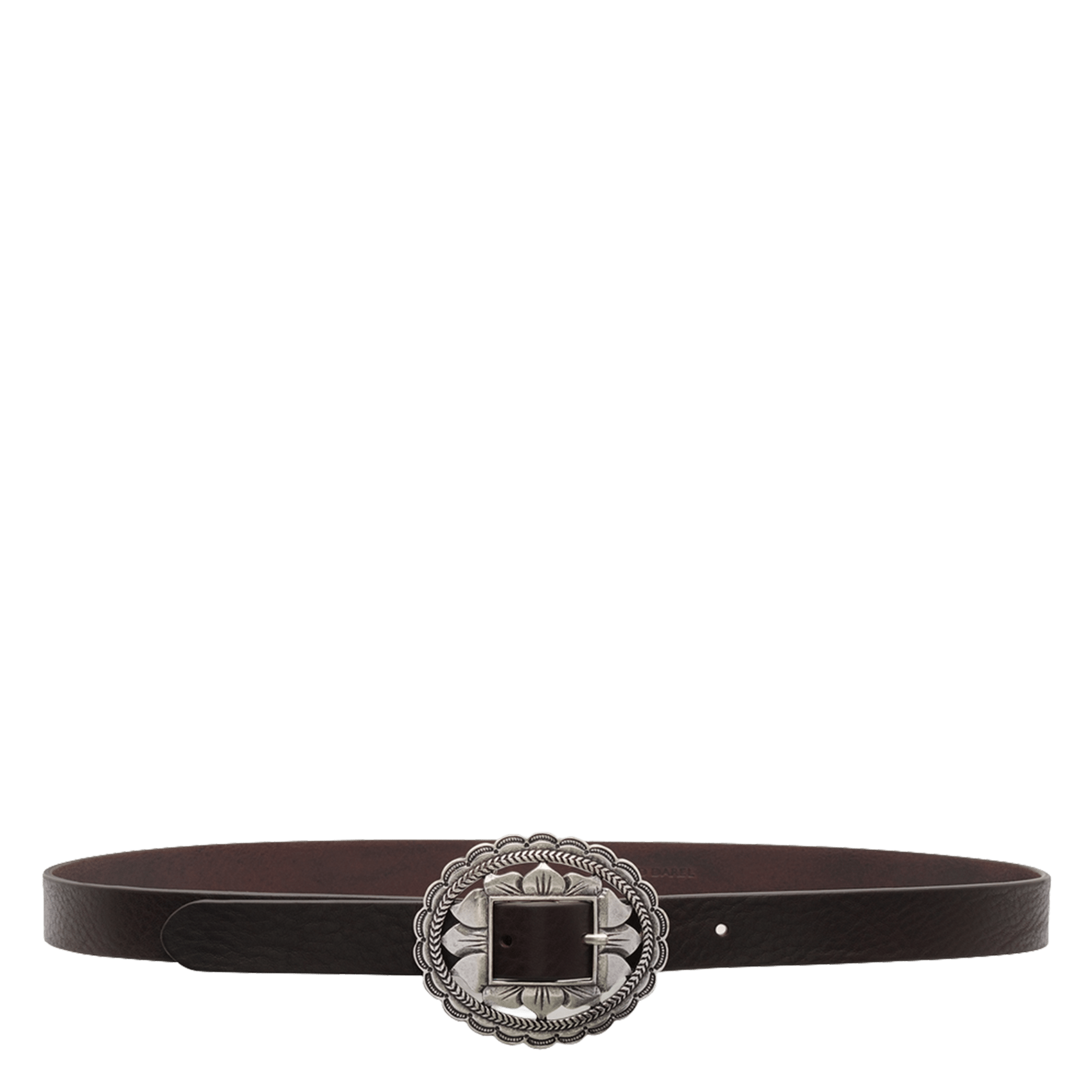 Leather belt with stylish buckle GERARD DAREL Brown