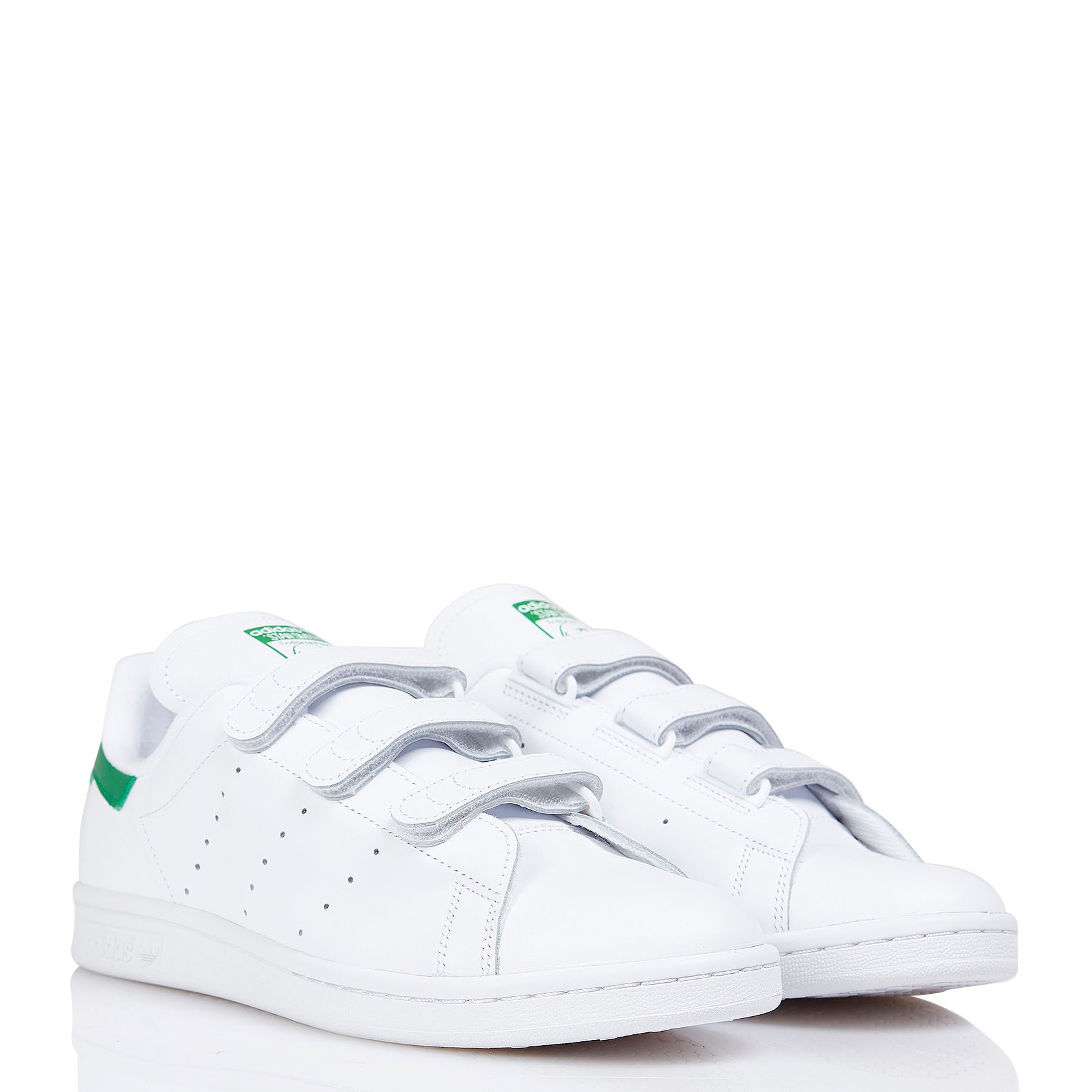 Stan Smith CF - Leder-Sneaker mit Klettverschluss ADIDAS Weiss