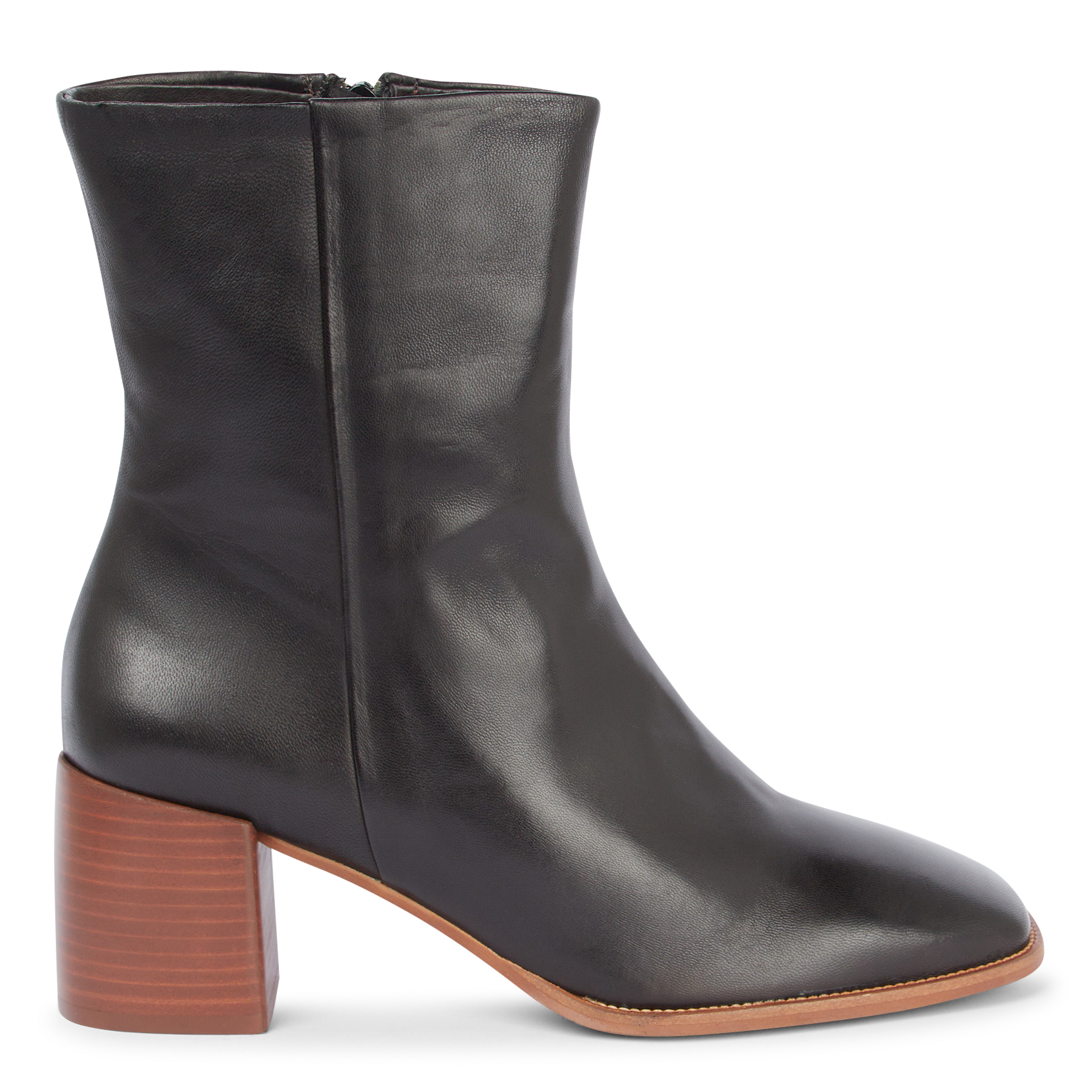 Bottines à talons en cuir  BILLI BI Noir