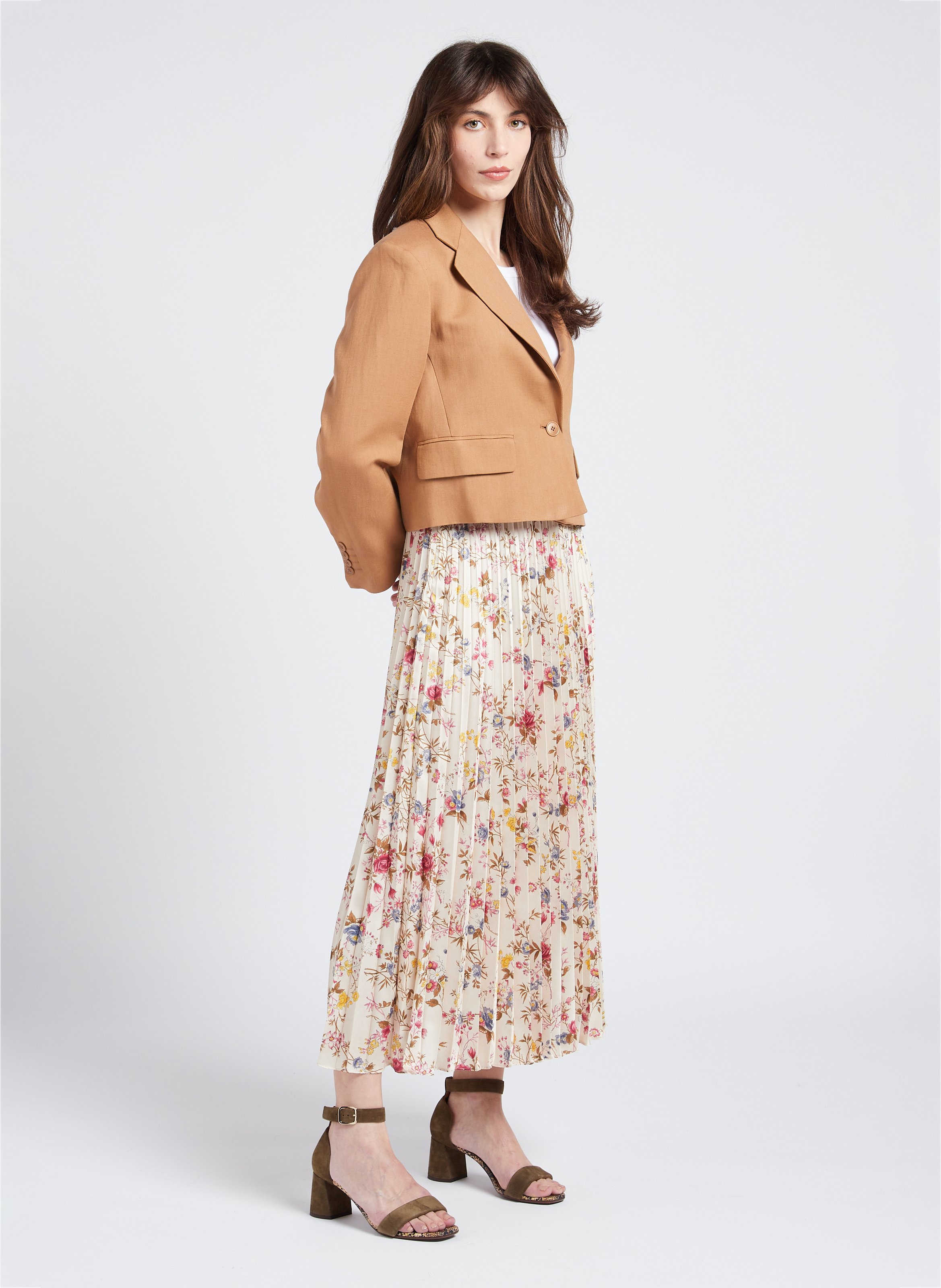 Sandales hautes en cuir CHIE MIHARA Vert