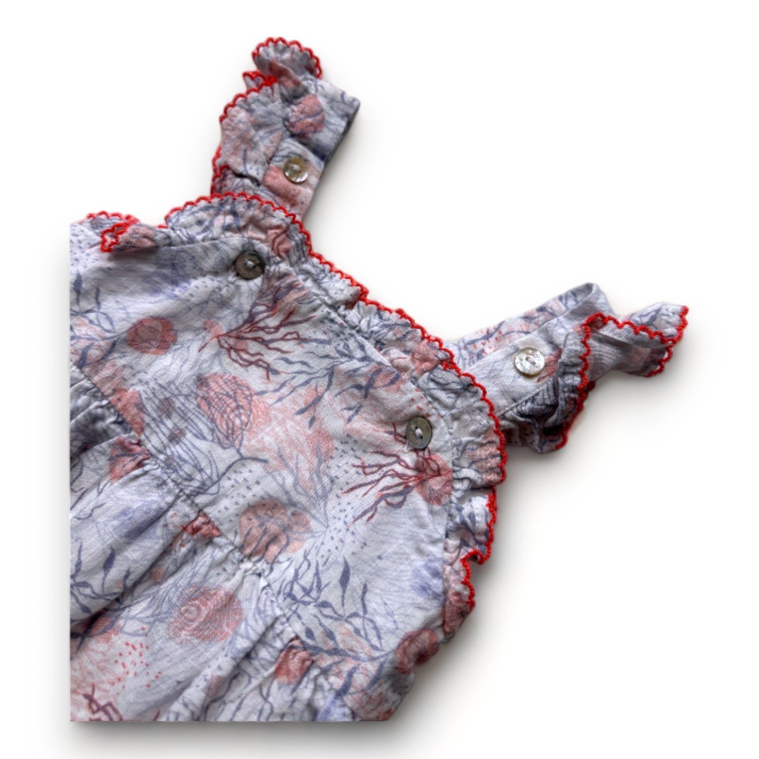 Blue Baby Romper - 6 months TARTINE ET CHOCOLAT - seconde-main Blue