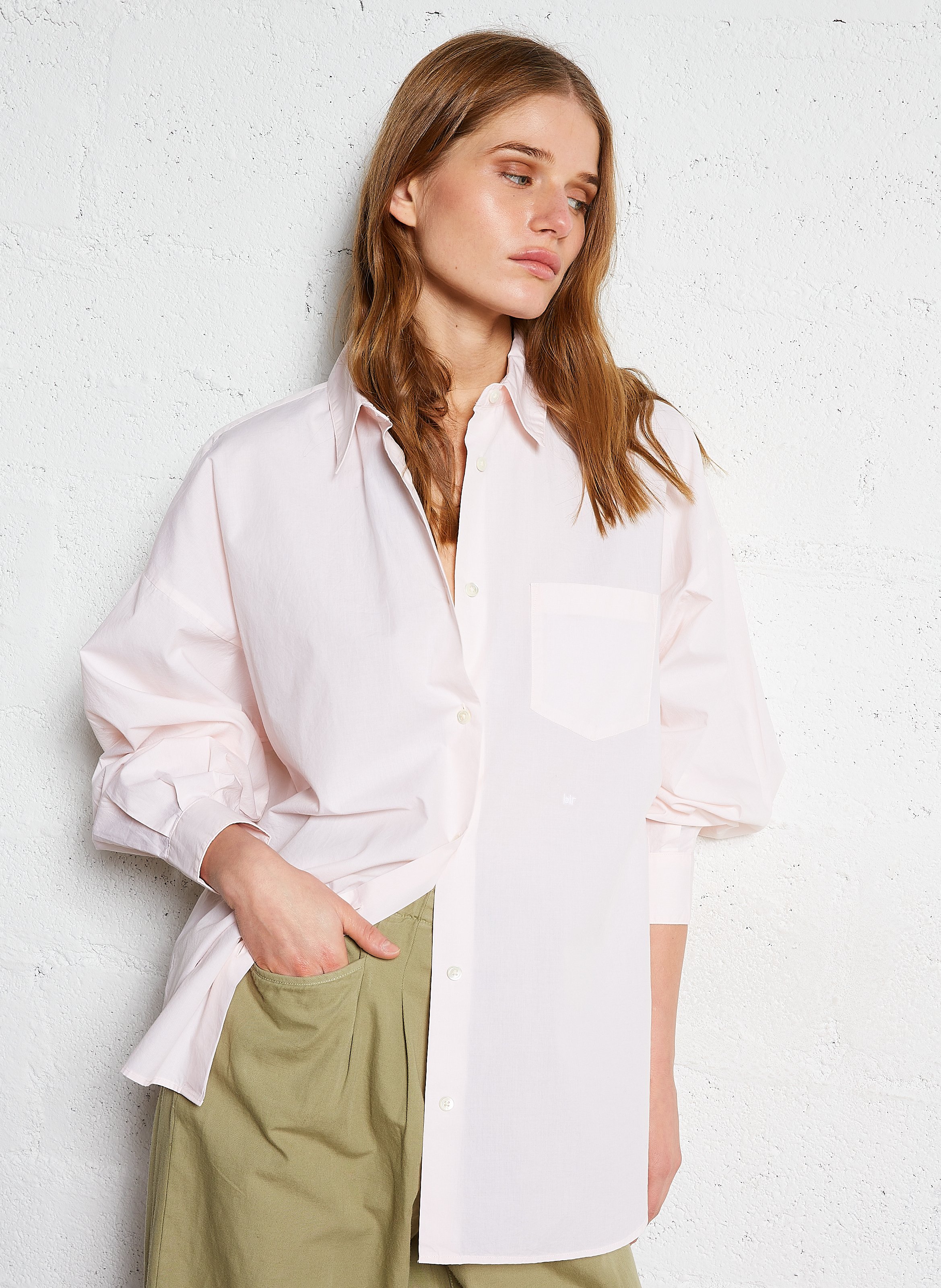 Chemise rayée en popeline de coton BELLEROSE Rayé