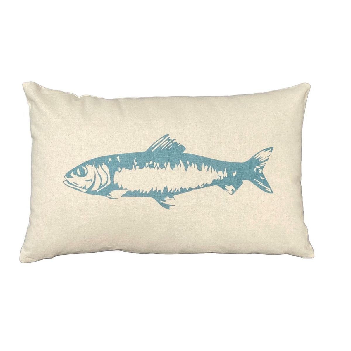 Rectangular cotton printed cushion TODAY LINGE DE MAISON Blue