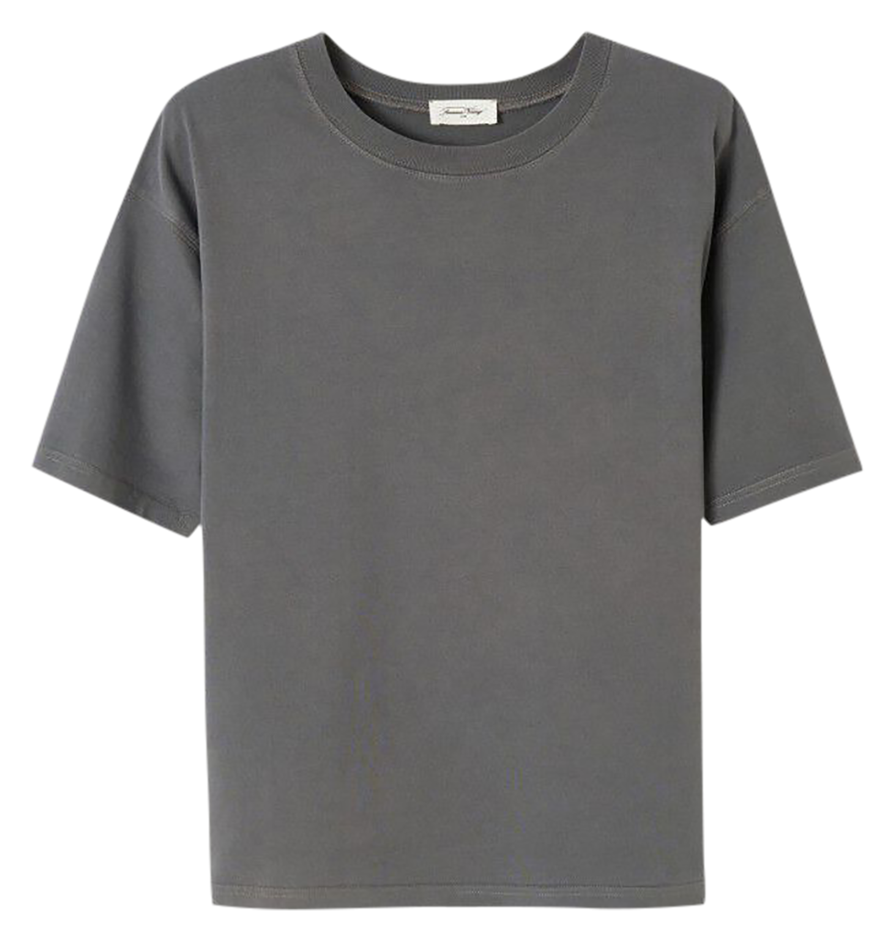 Loose-fit round-neck cotton T-shirt AMERICAN VINTAGE Grey