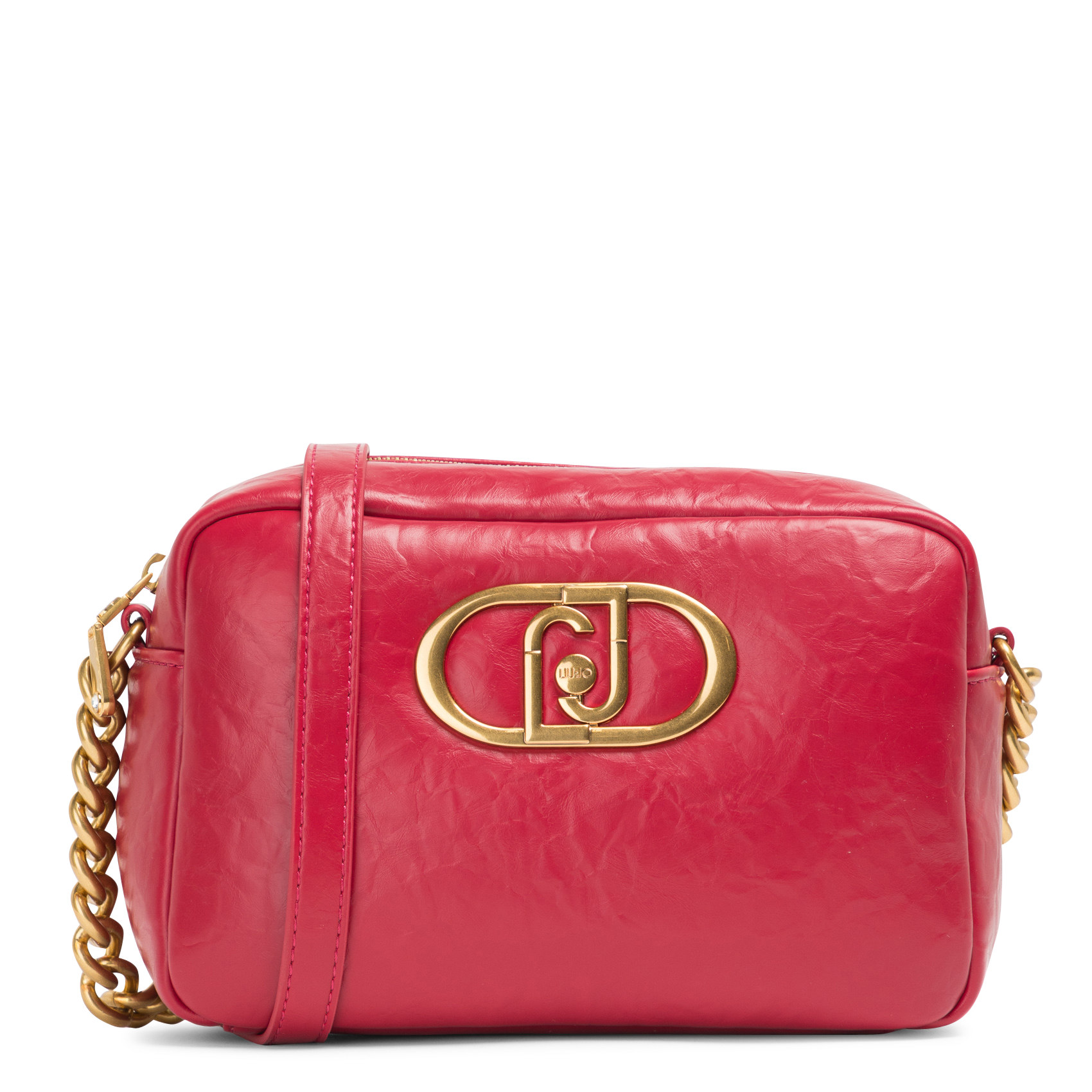 Sac bandoulière effet cuir LIU JO Rose