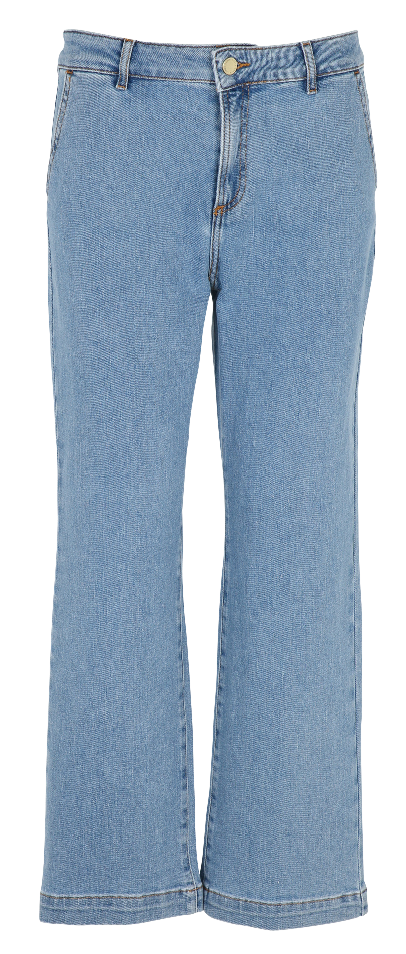 Cotton-blend straight jeans I CODE Blue
