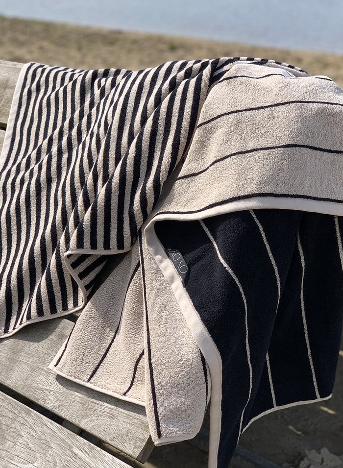 Organic cotton towel OYOY LIVING DESIGN Black