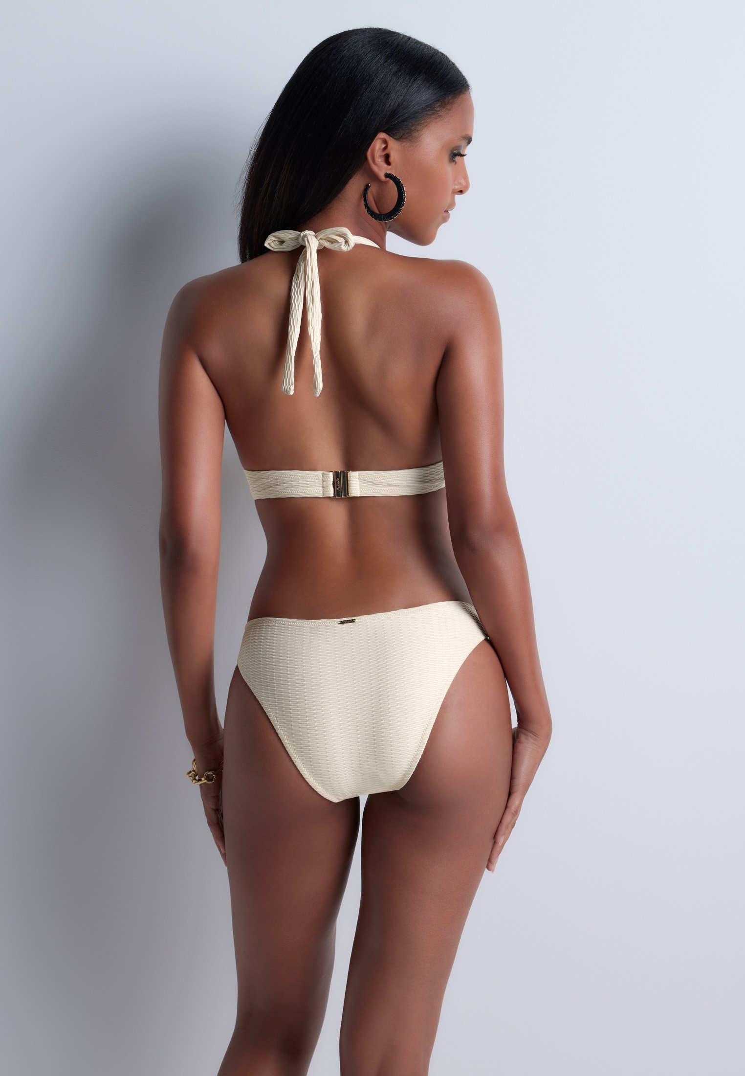 Bikini top with push-up cups White