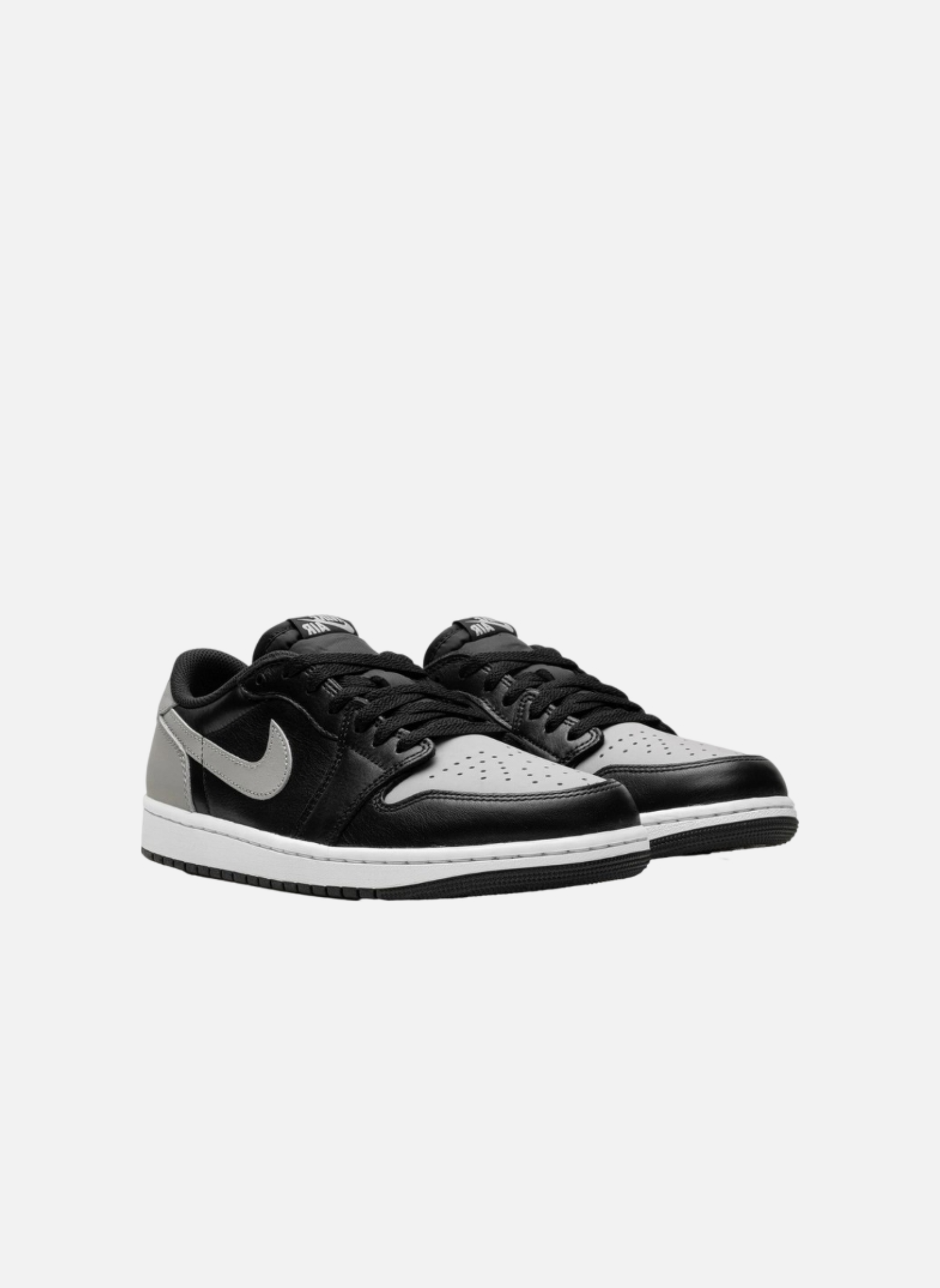 Leather low-top sneakers Jordan Black