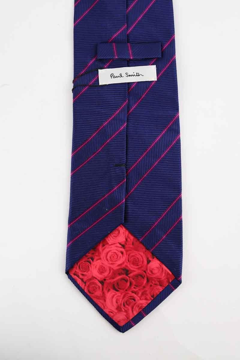 Navelli silk tie PAUL SMITH - Seconde main Blue