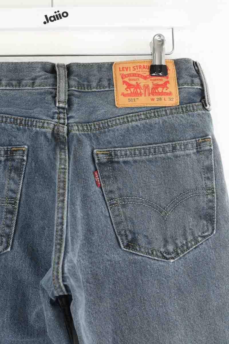 511 Straight Leg Cotton Jeans LEVI'S - Seconde main Blue