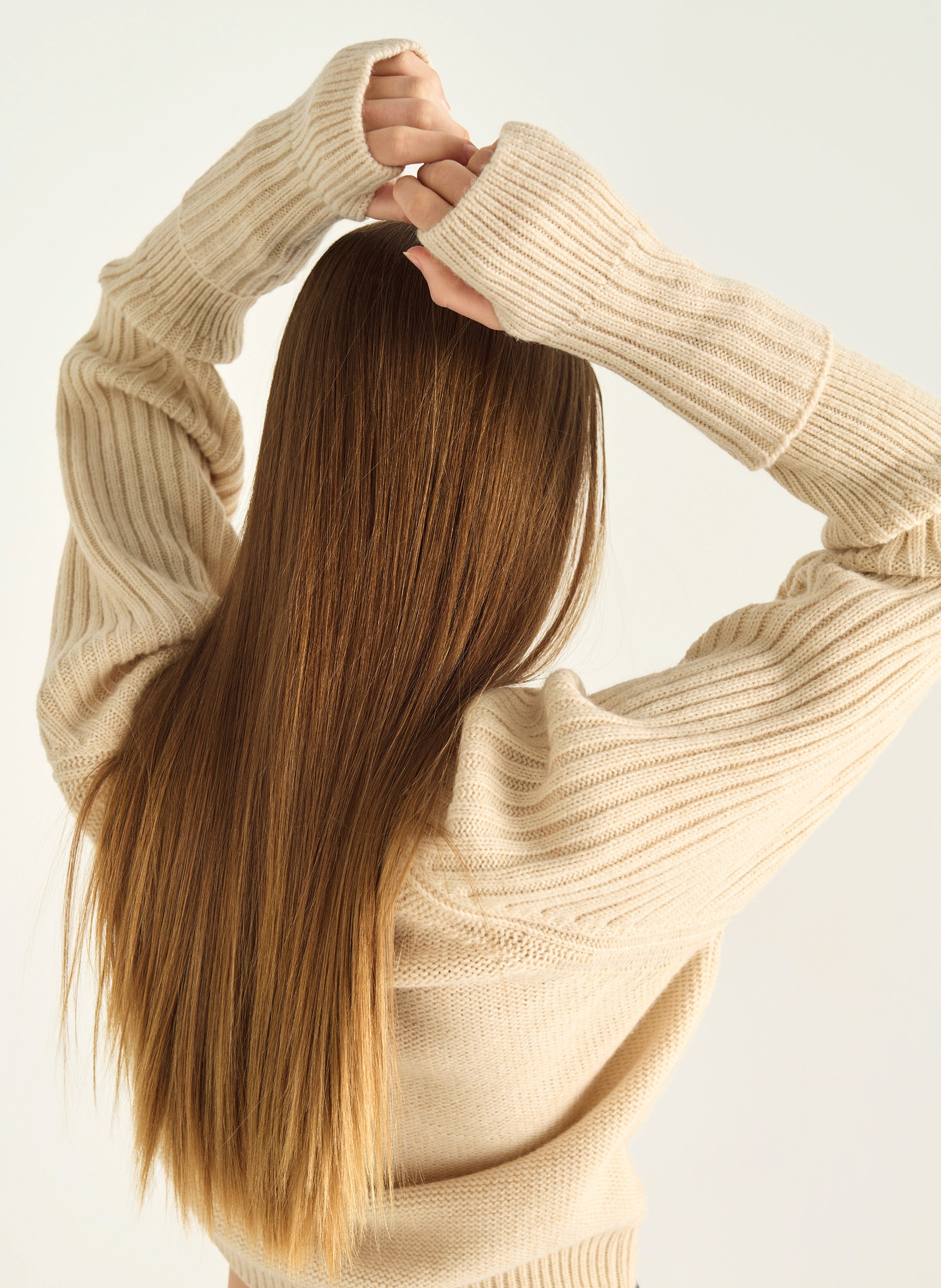 Gebreide wanten van gemengde wol ACOTE