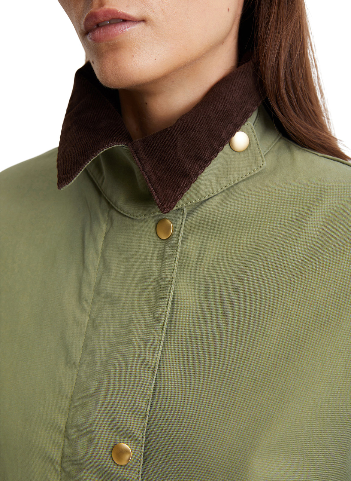 Veste col classique en coton mélangé MARC O&#039;POLO Vert