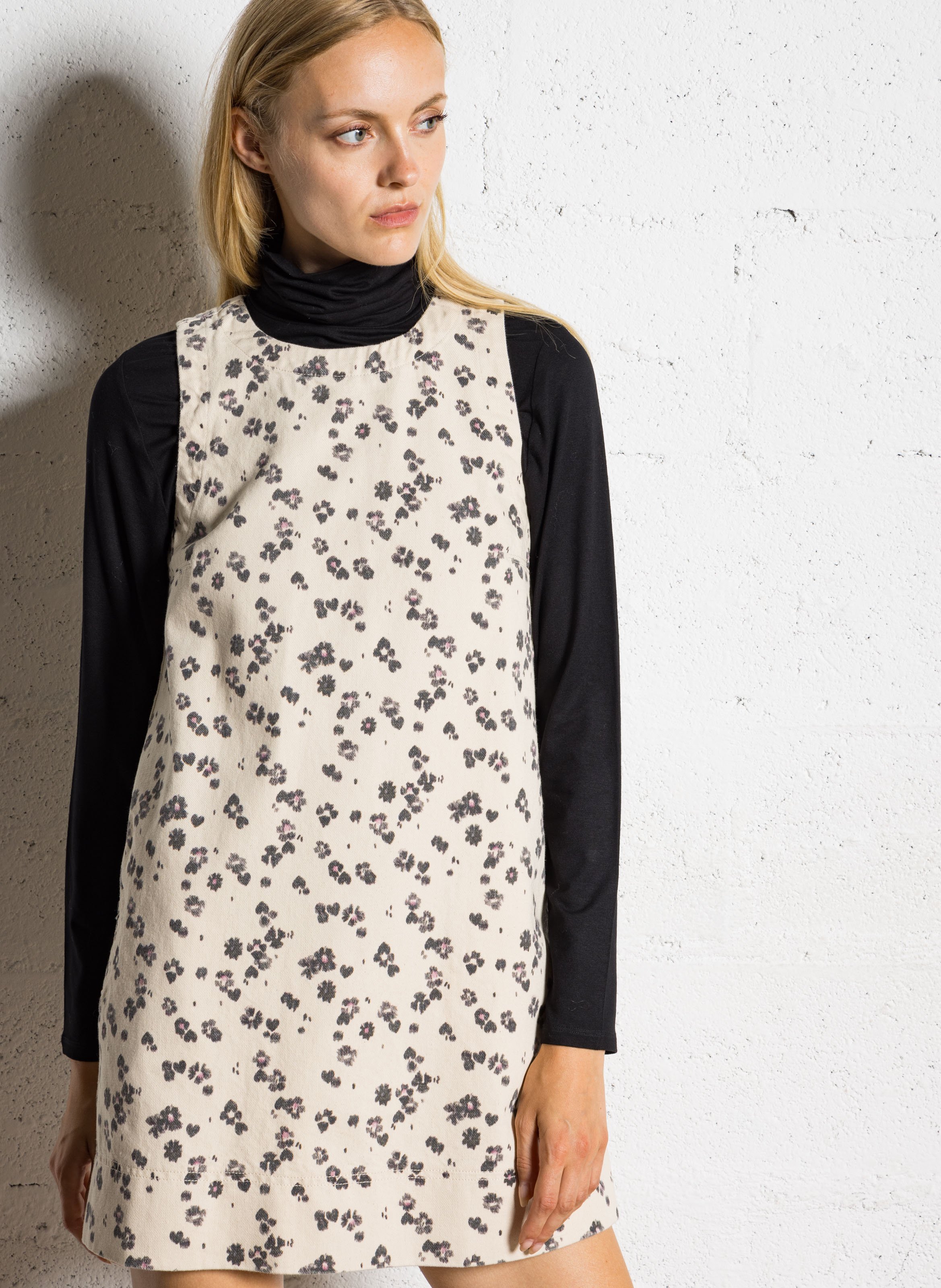 Gerende jurk van katoen DES PETITS HAUTS Wit