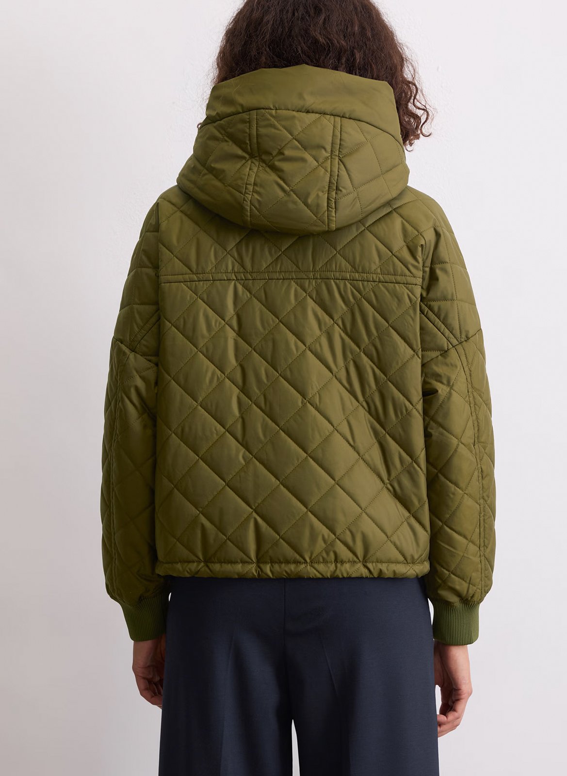 Veste matelassée unie à capuche MARC O&#039;POLO Vert