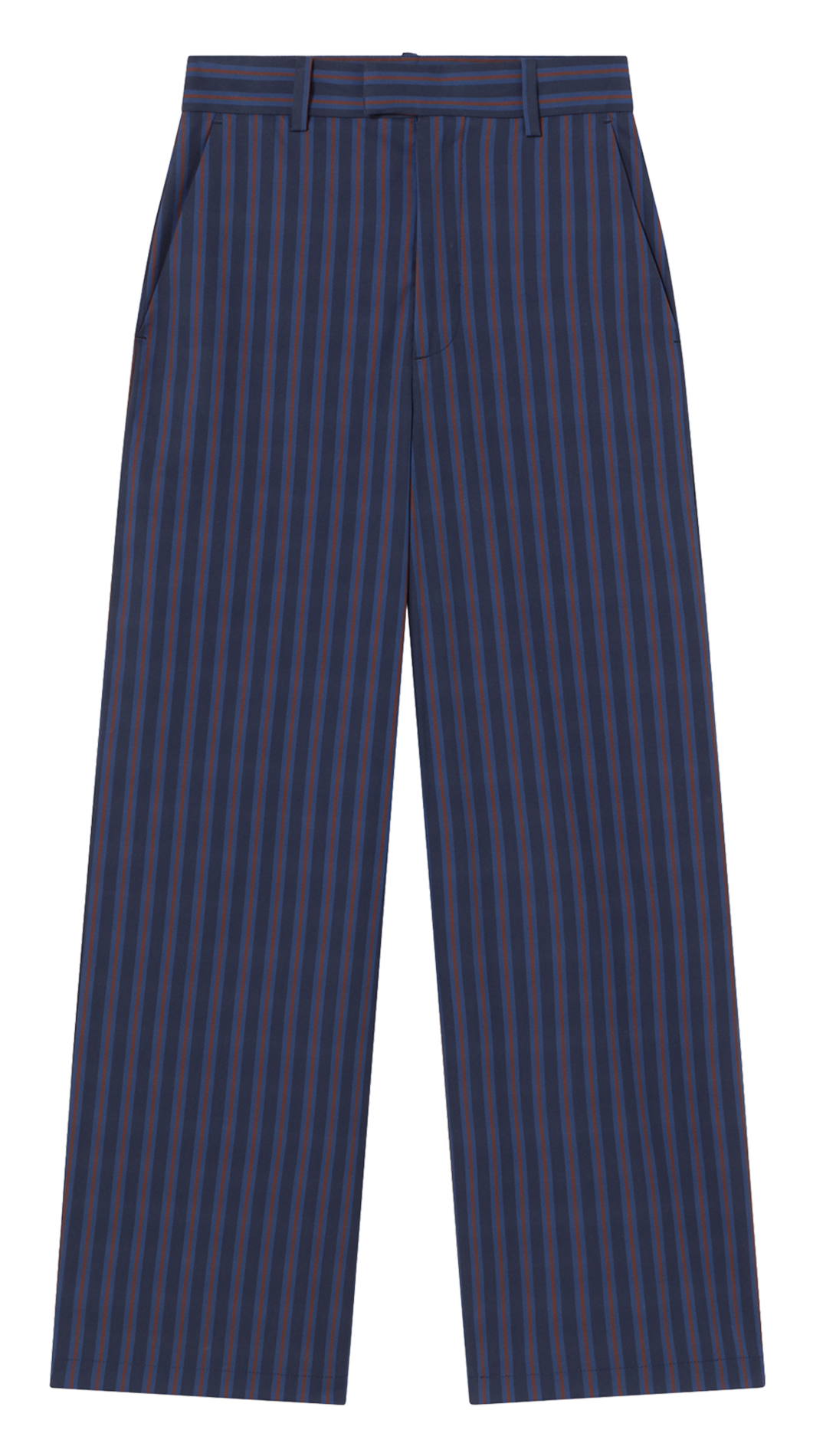 Wide cotton trousers  THE TINY BIG SISTER Blue