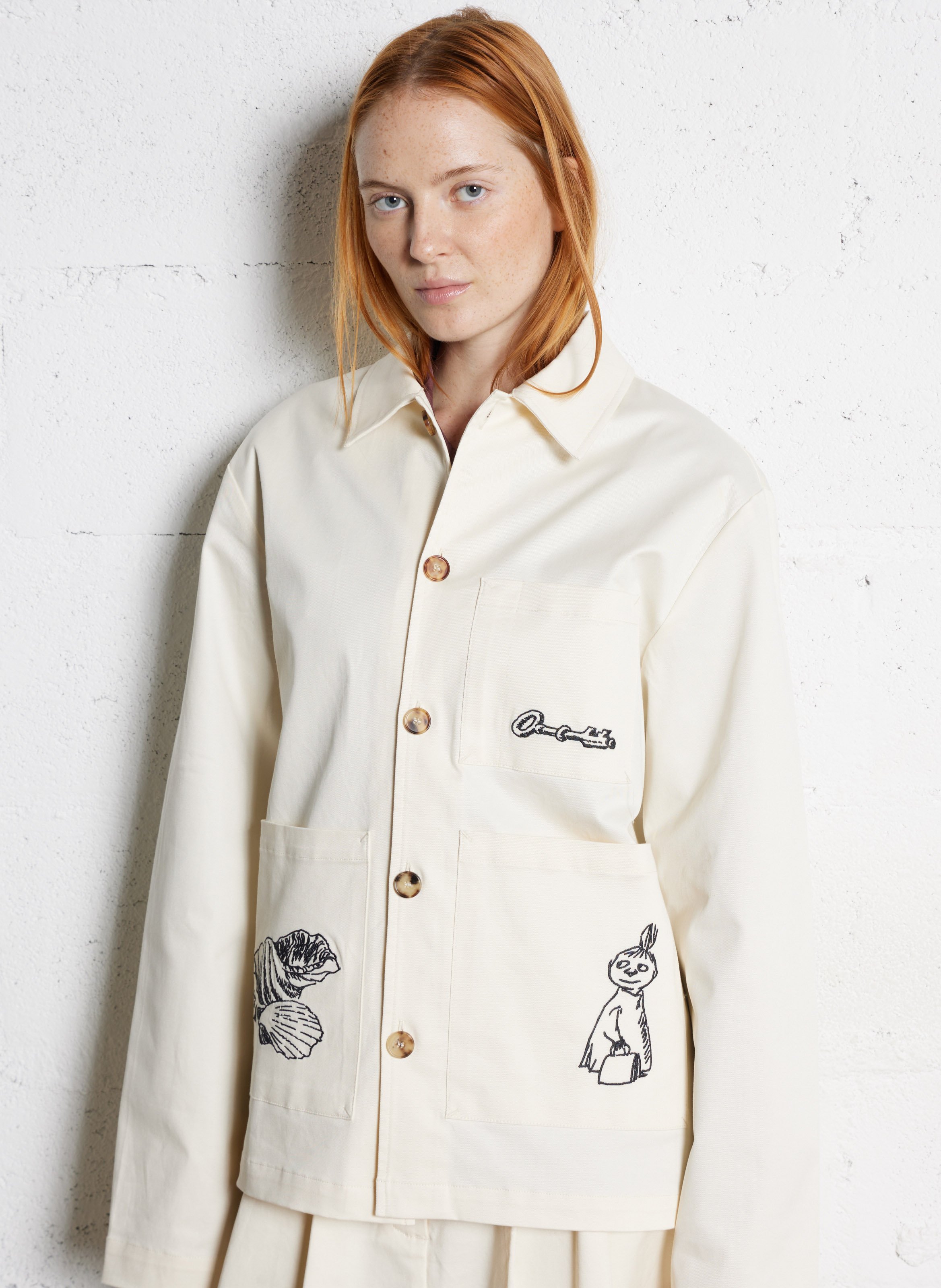 Cotton-blend coat with classic collar RUE DE TOKYO