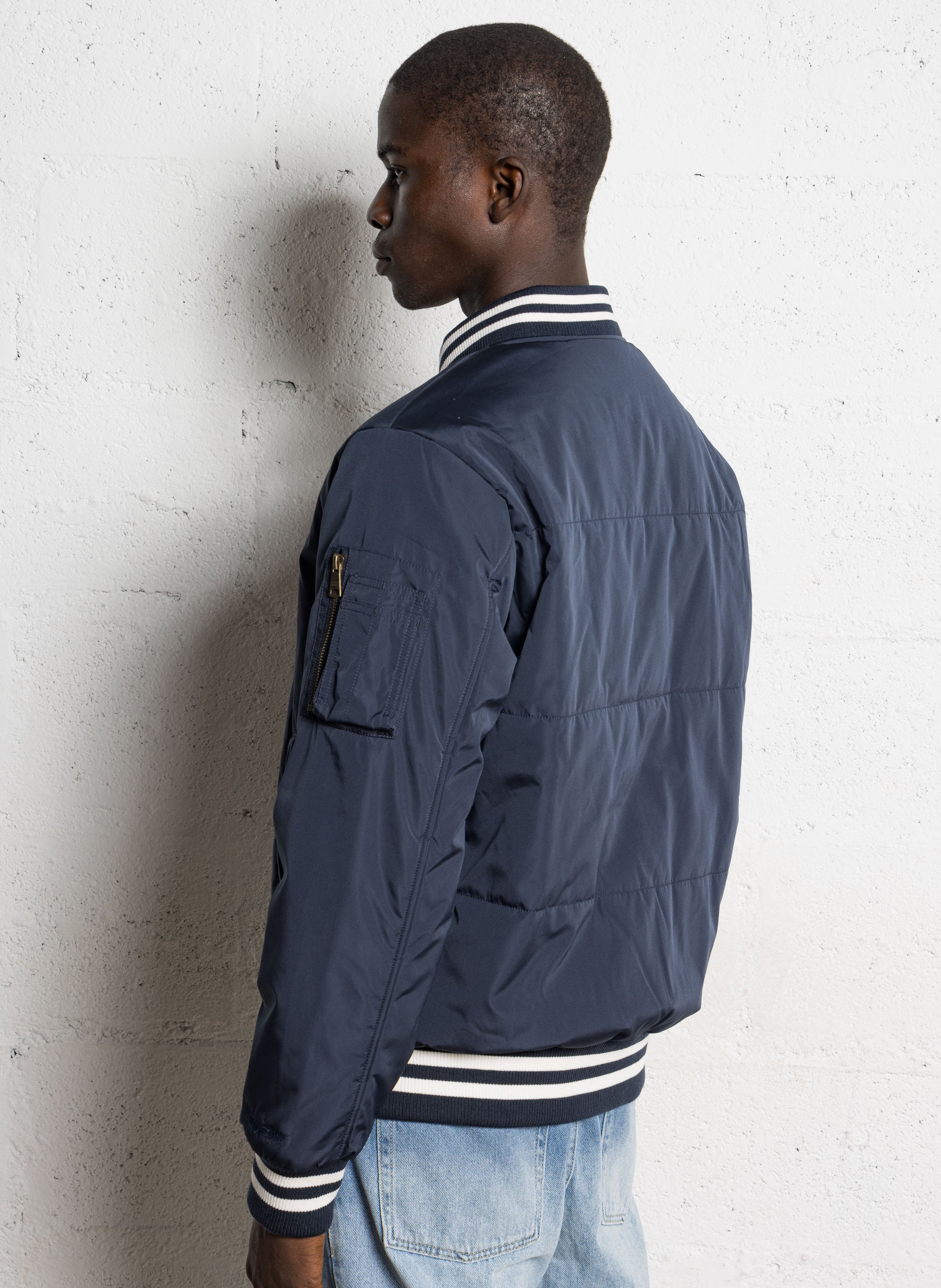 Bombers col rond BOMBERS ORIGINAL Bleu