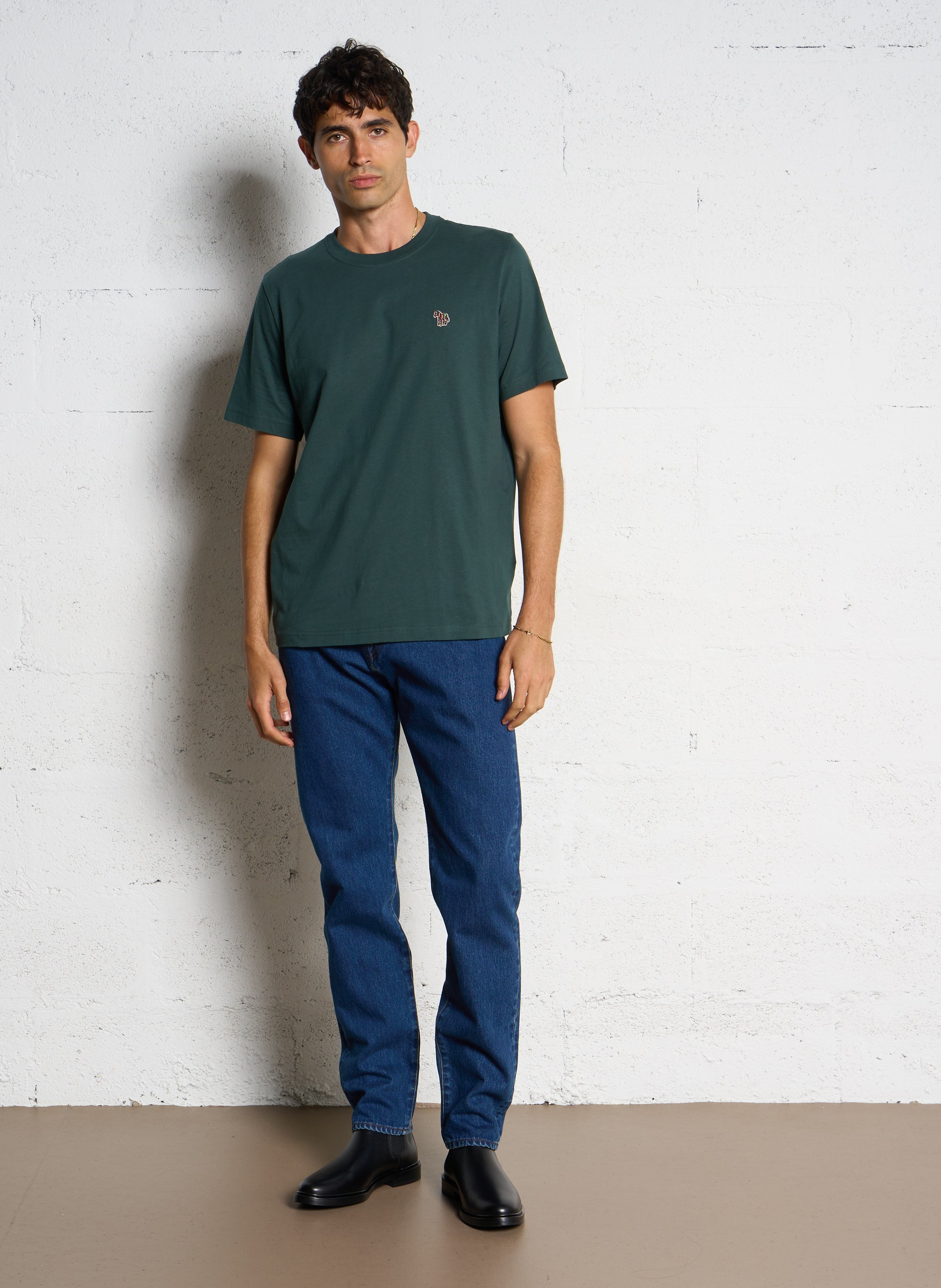 Round-neck organic cotton T-shirt PAUL SMITH Green
