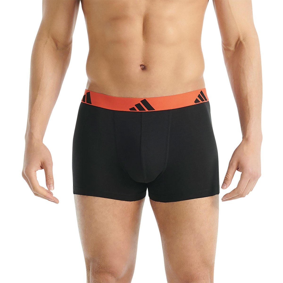 Active flex cotton boxer shorts, pack of 2 ADIDAS UNDERWEAR Black