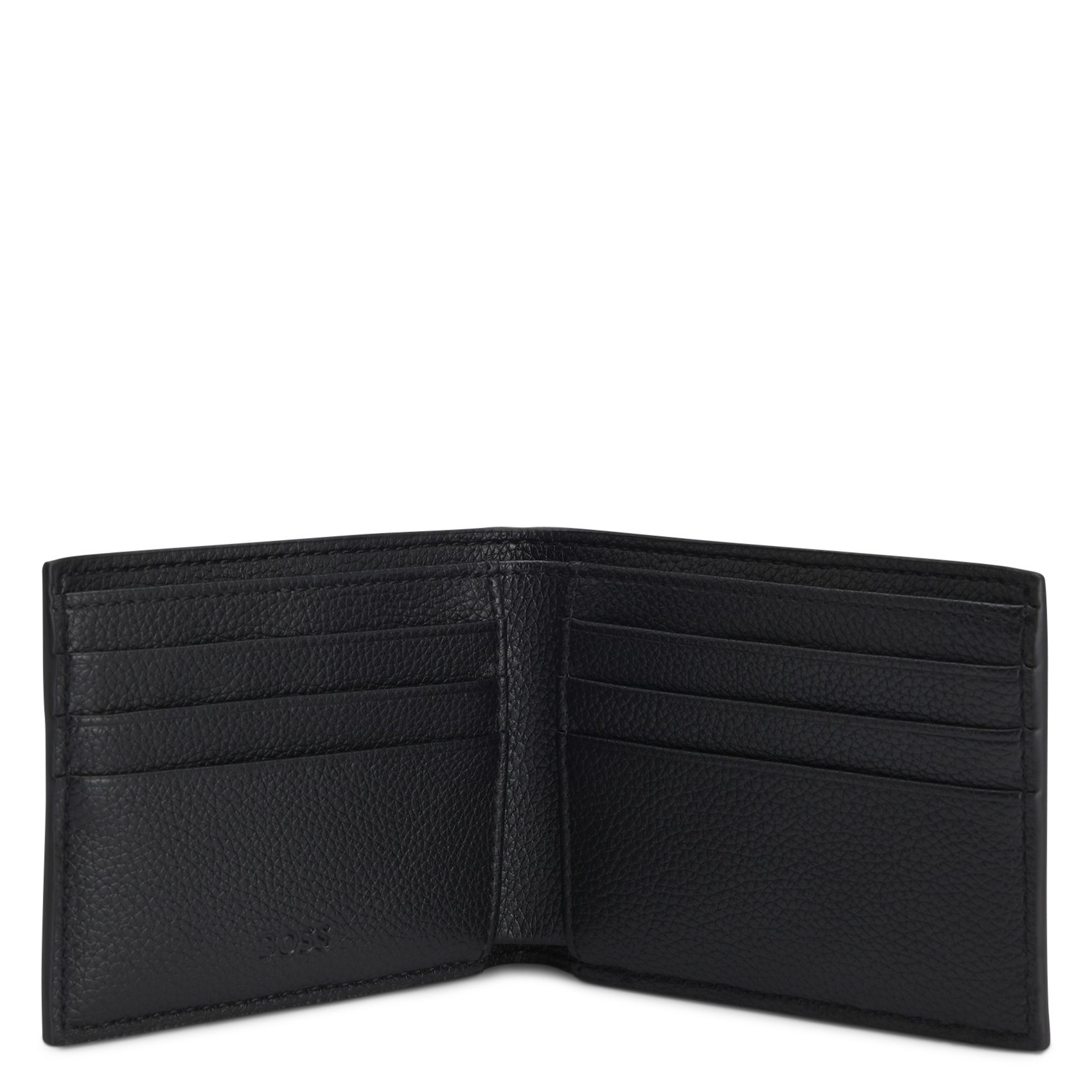Leather-effect wallet BOSS Black