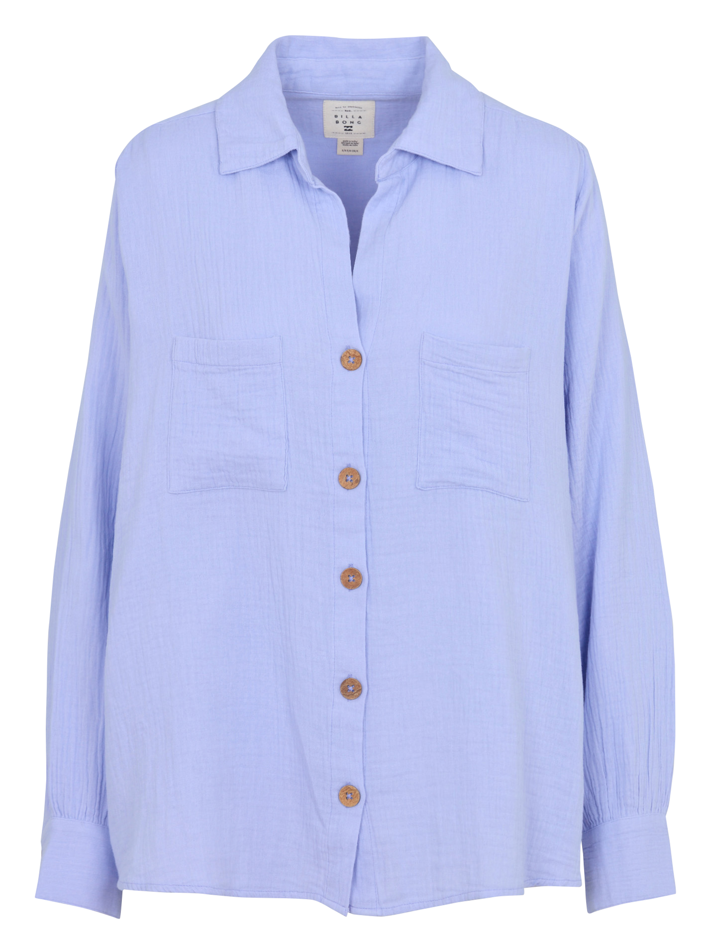 Cotton gauze shirt with classic collar BILLABONG