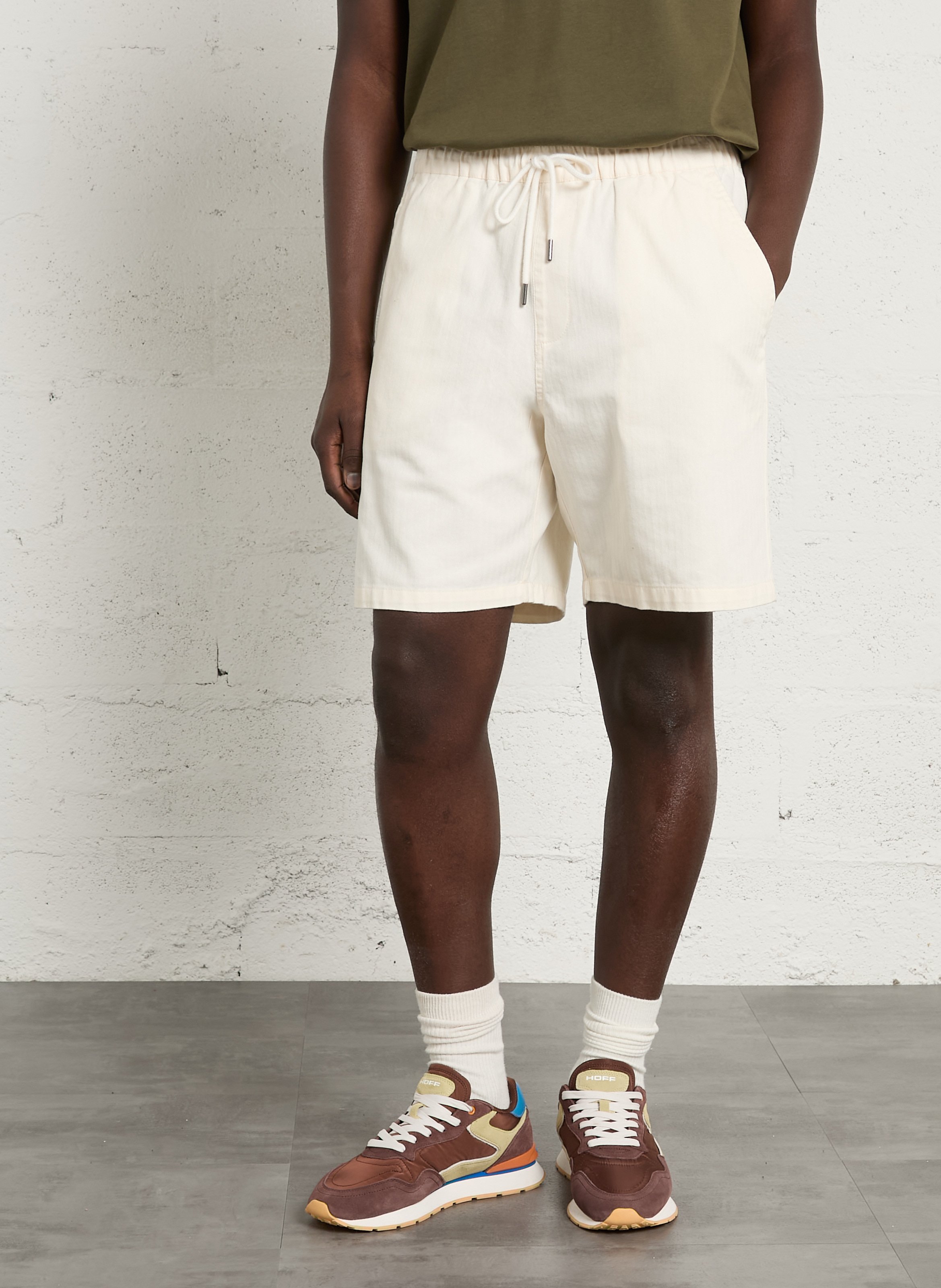 Recht, katoenen short FARAH