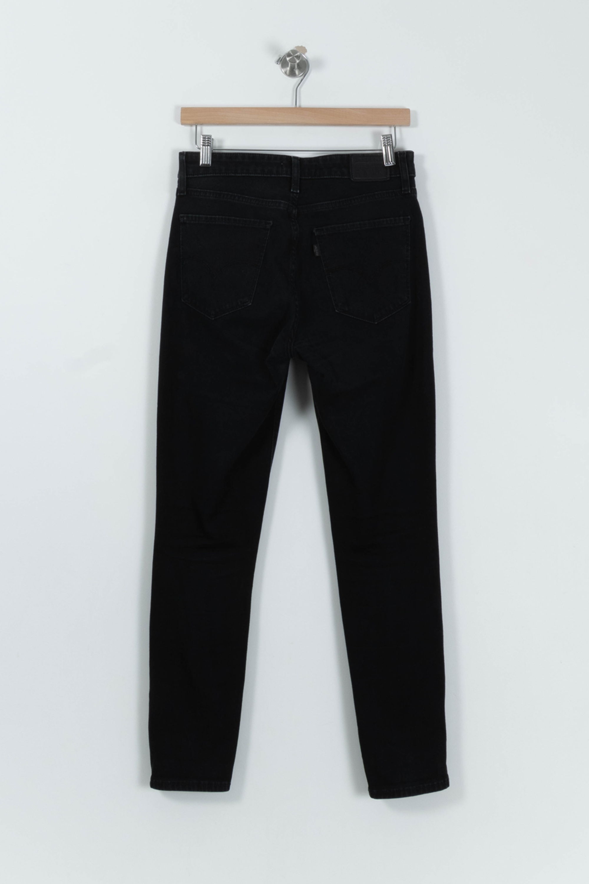 Cropped slim jeans with studs LEVI'S - Seconde main Black