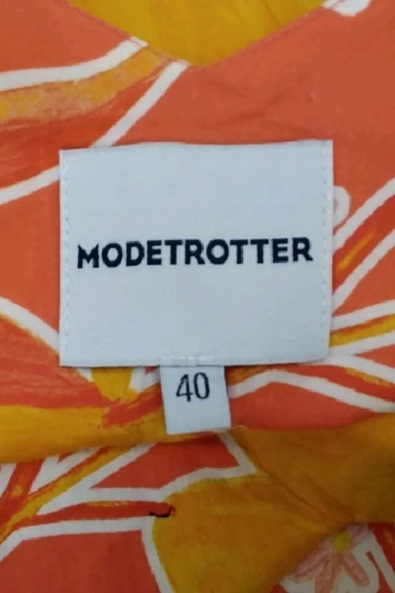 Top sans manche MODETROTTER - Seconde Main Orange