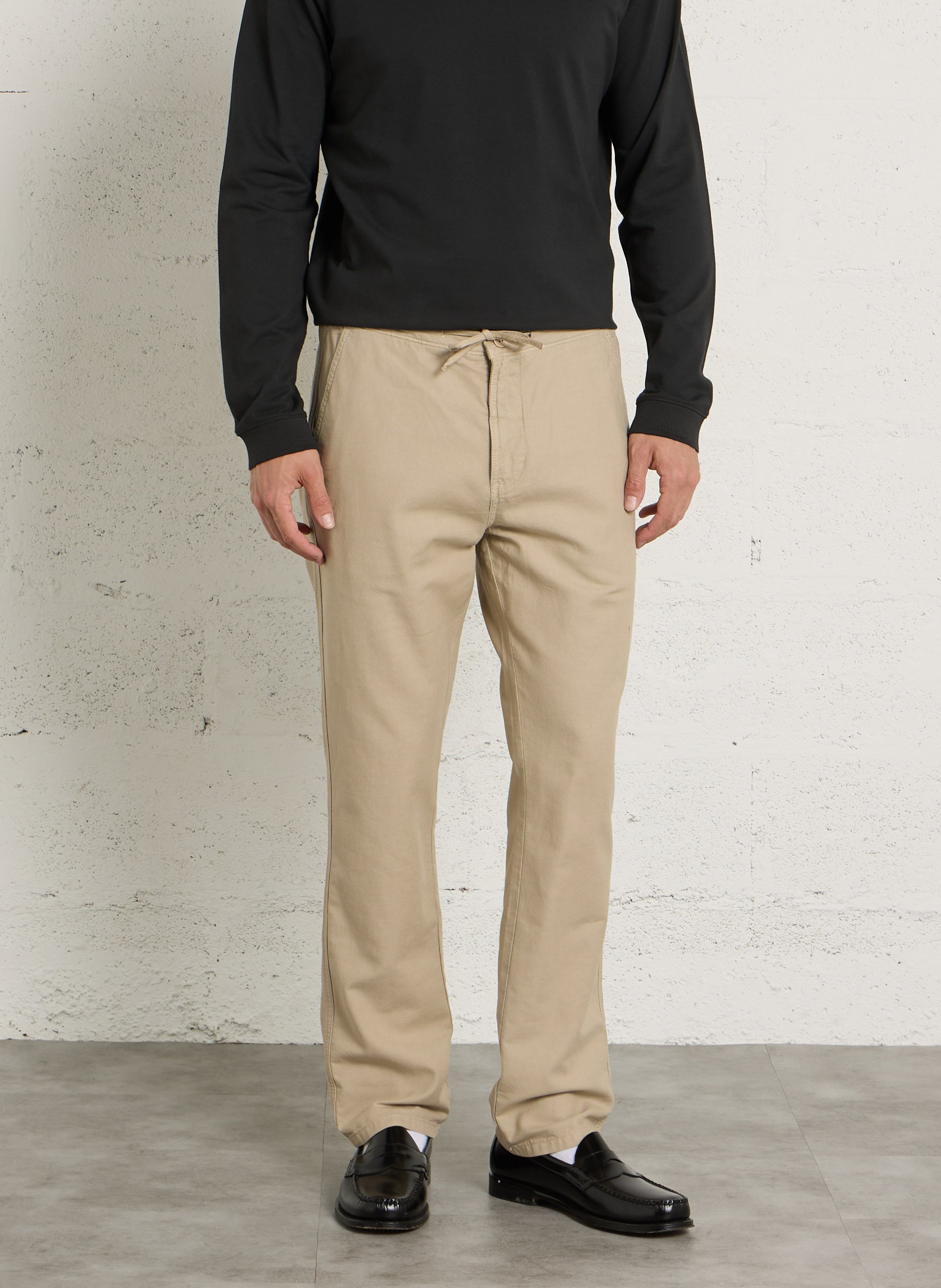 Carrot trousers PEPE JEANS Beige