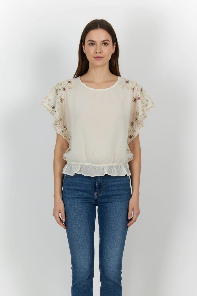 Blouse COMPTOIR DES COTONNIERS - Seconde main Beige