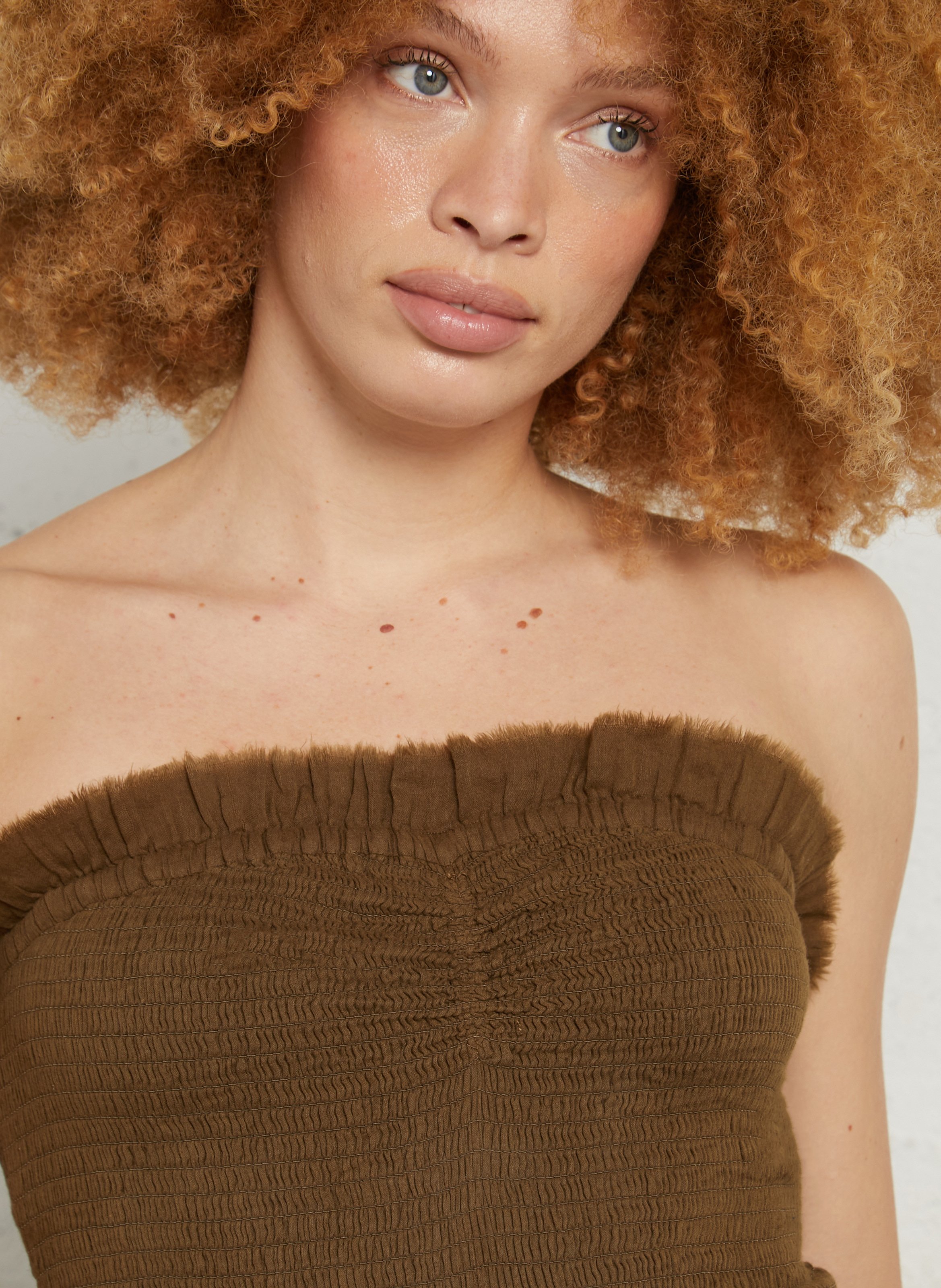 Body en coton LAURENCE BRAS Vert