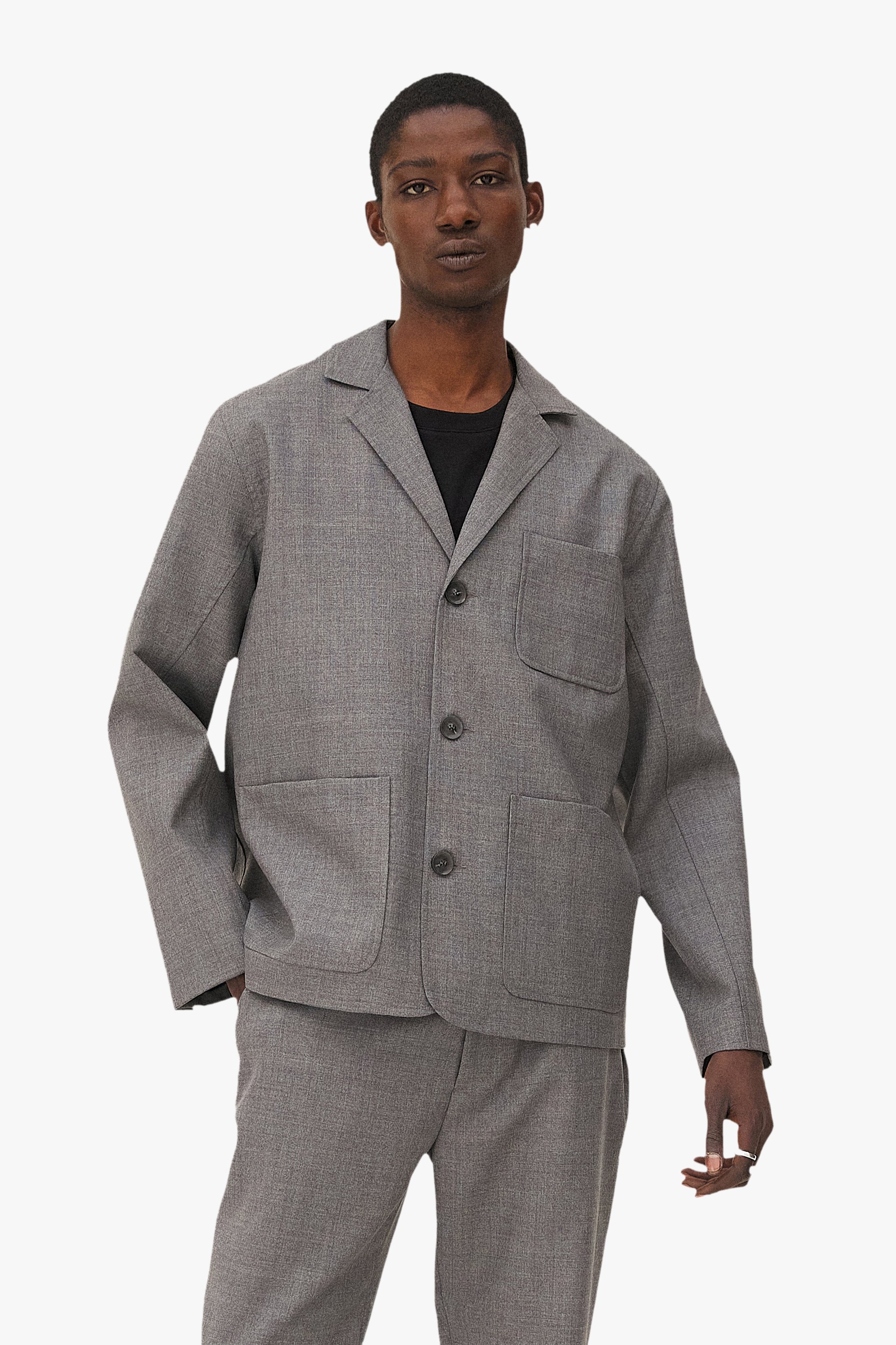 Casual blazer Nairo | Grey Noyoco Men