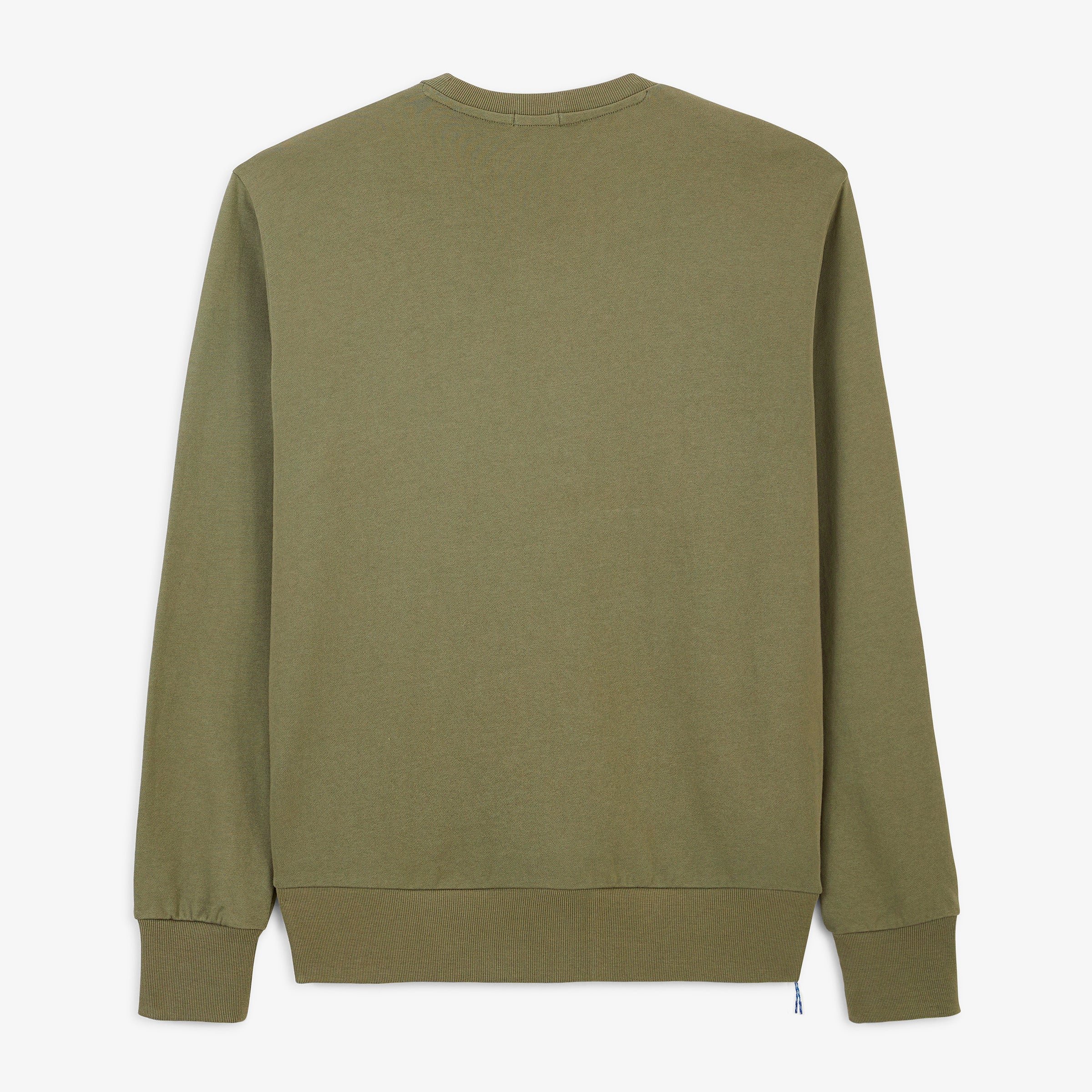 Round neck sweatshirt with family restaurant print SERGE BLANCO Beige