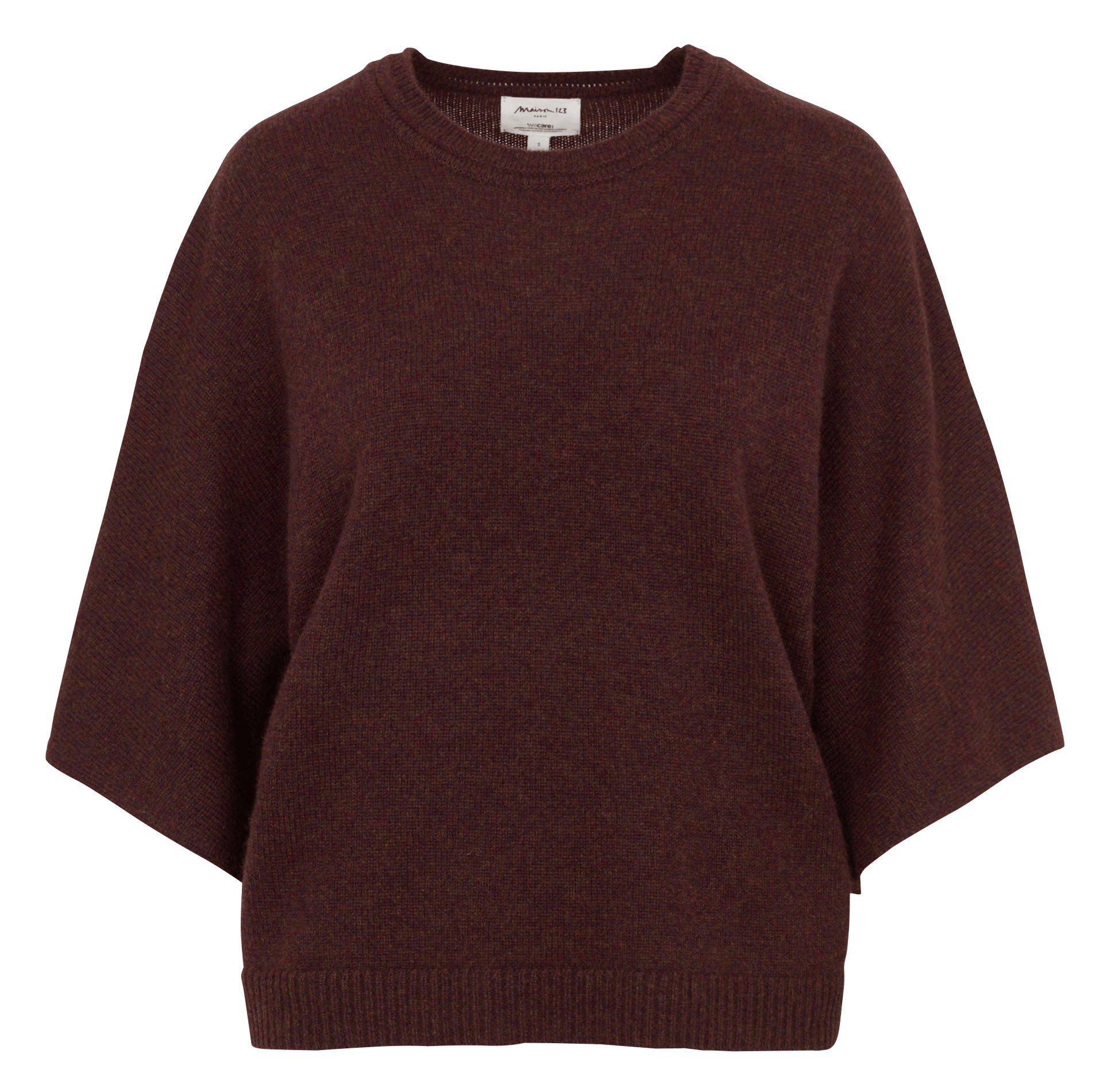 Pull col rond en cachemire MAISON 123