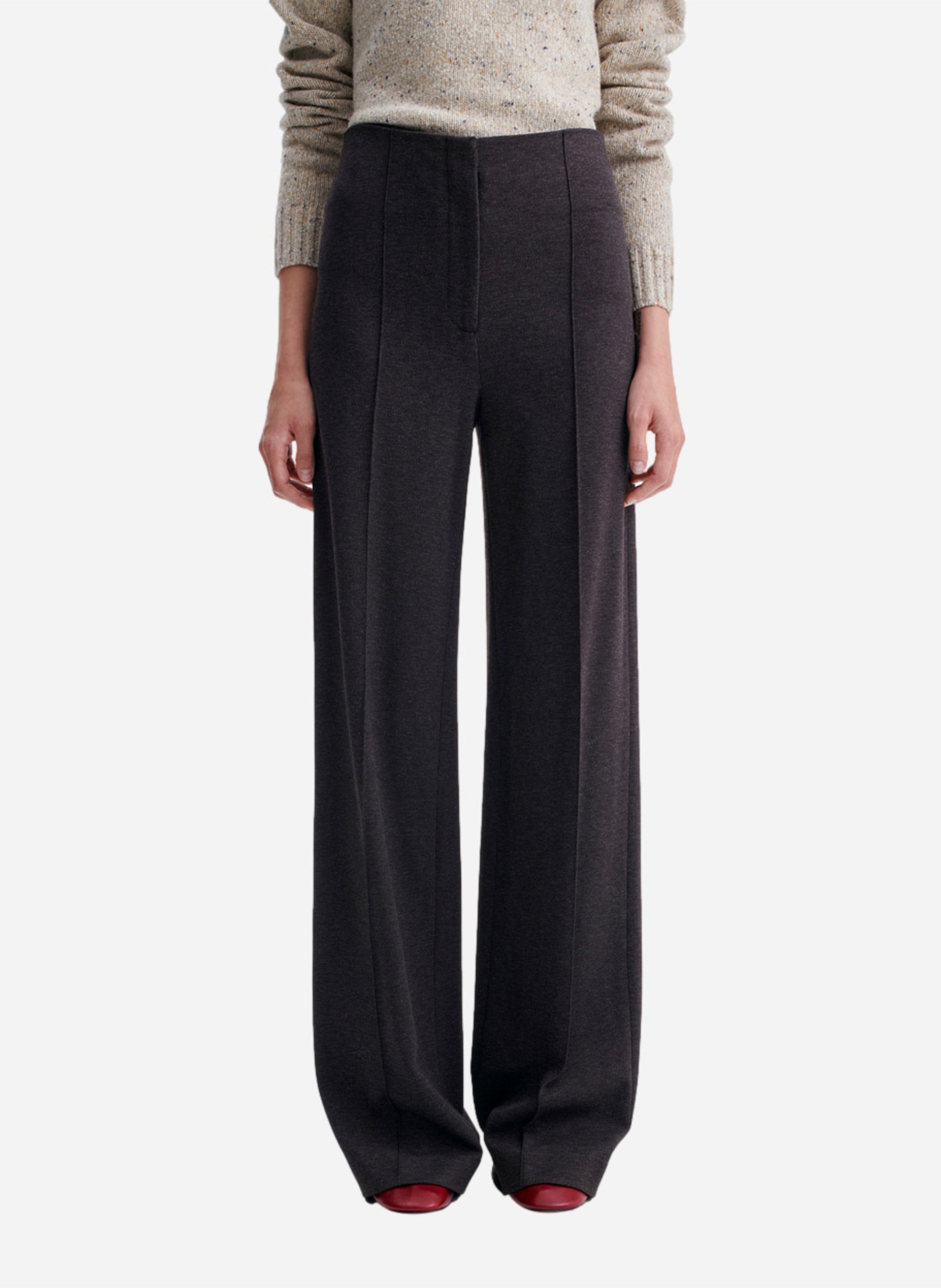 High-waisted straight-leg pants VANESSA BRUNO