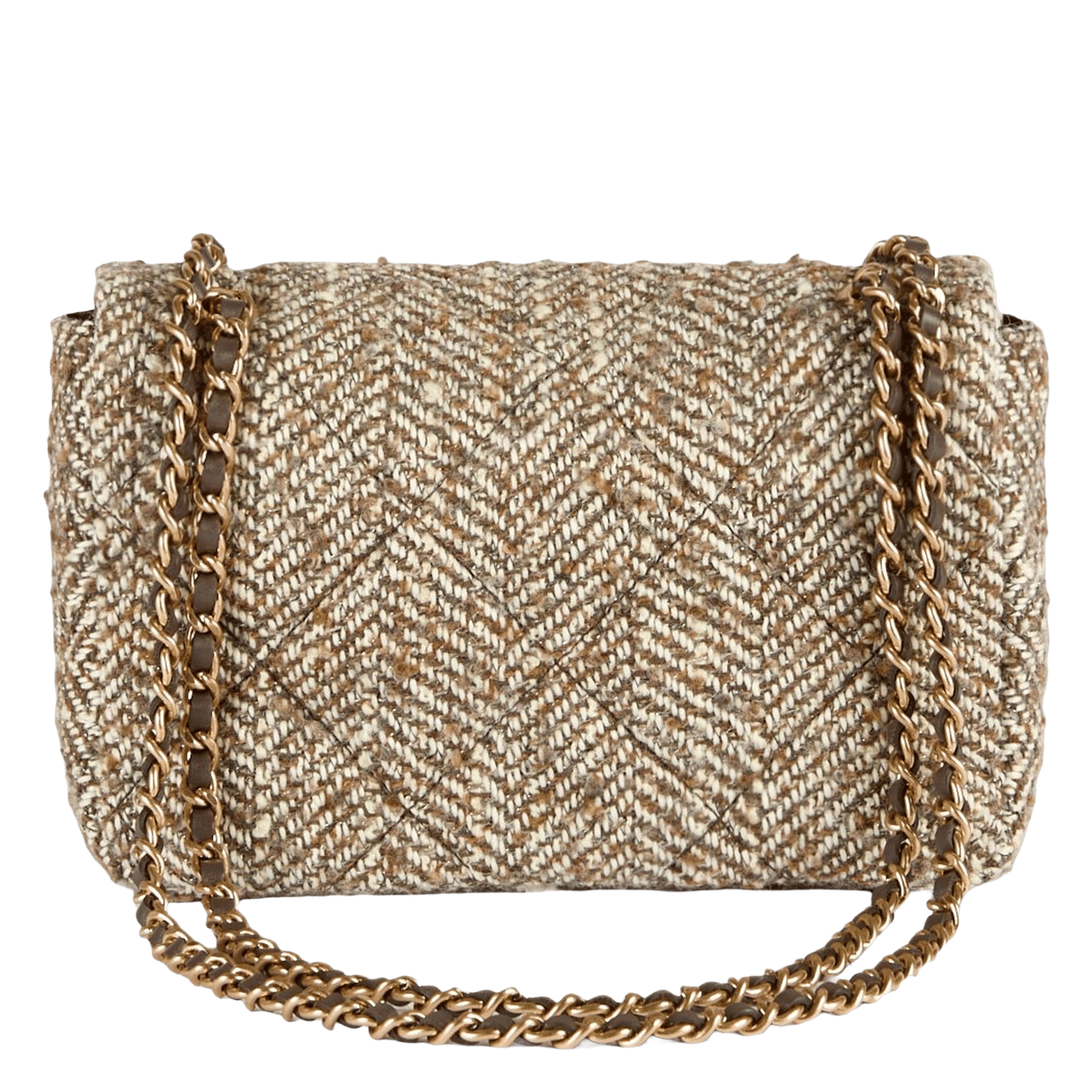 Leren tas met klep VANESSA BRUNO Beige