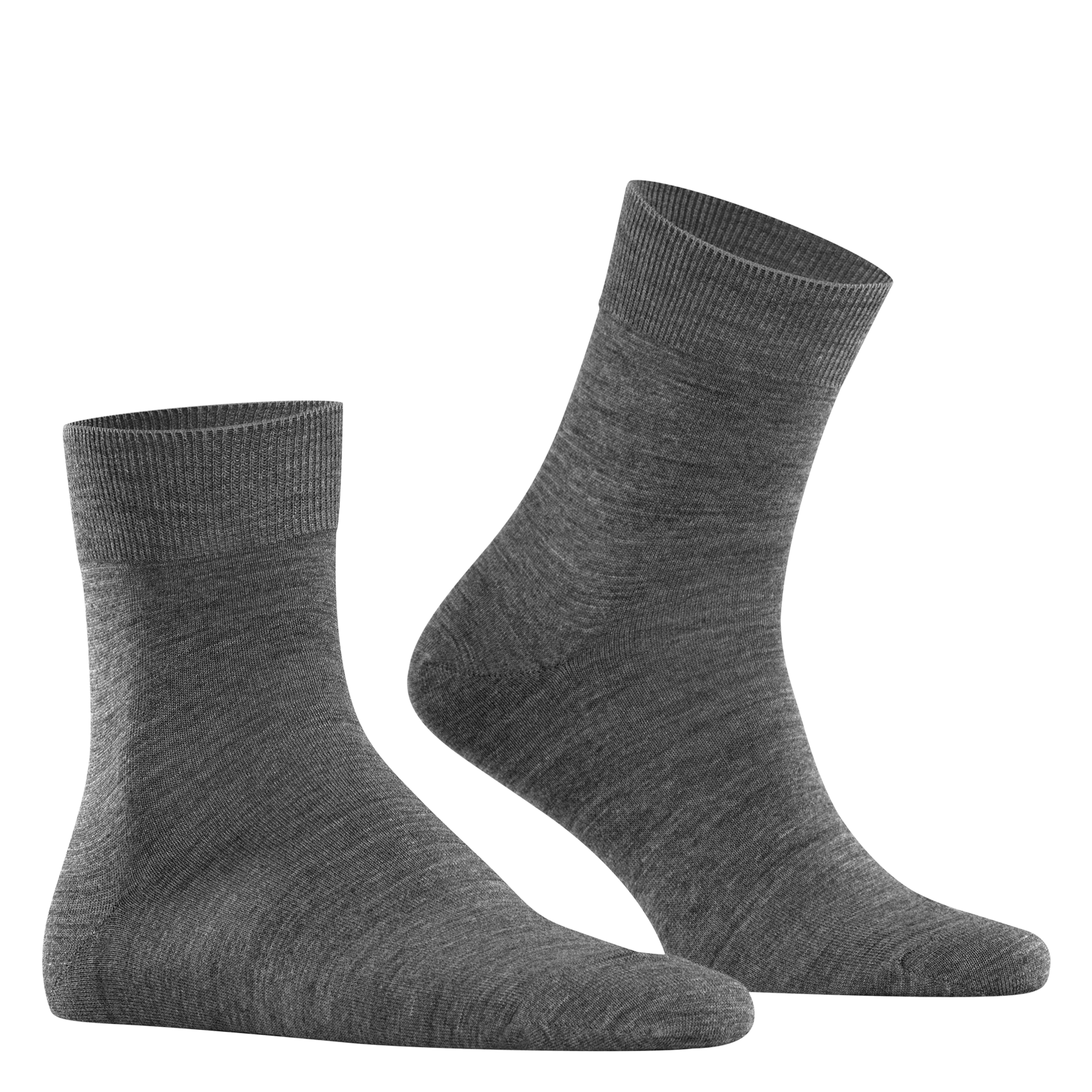 Chaussettes mi-haute en laine vierge mélangé  FALKE Gris