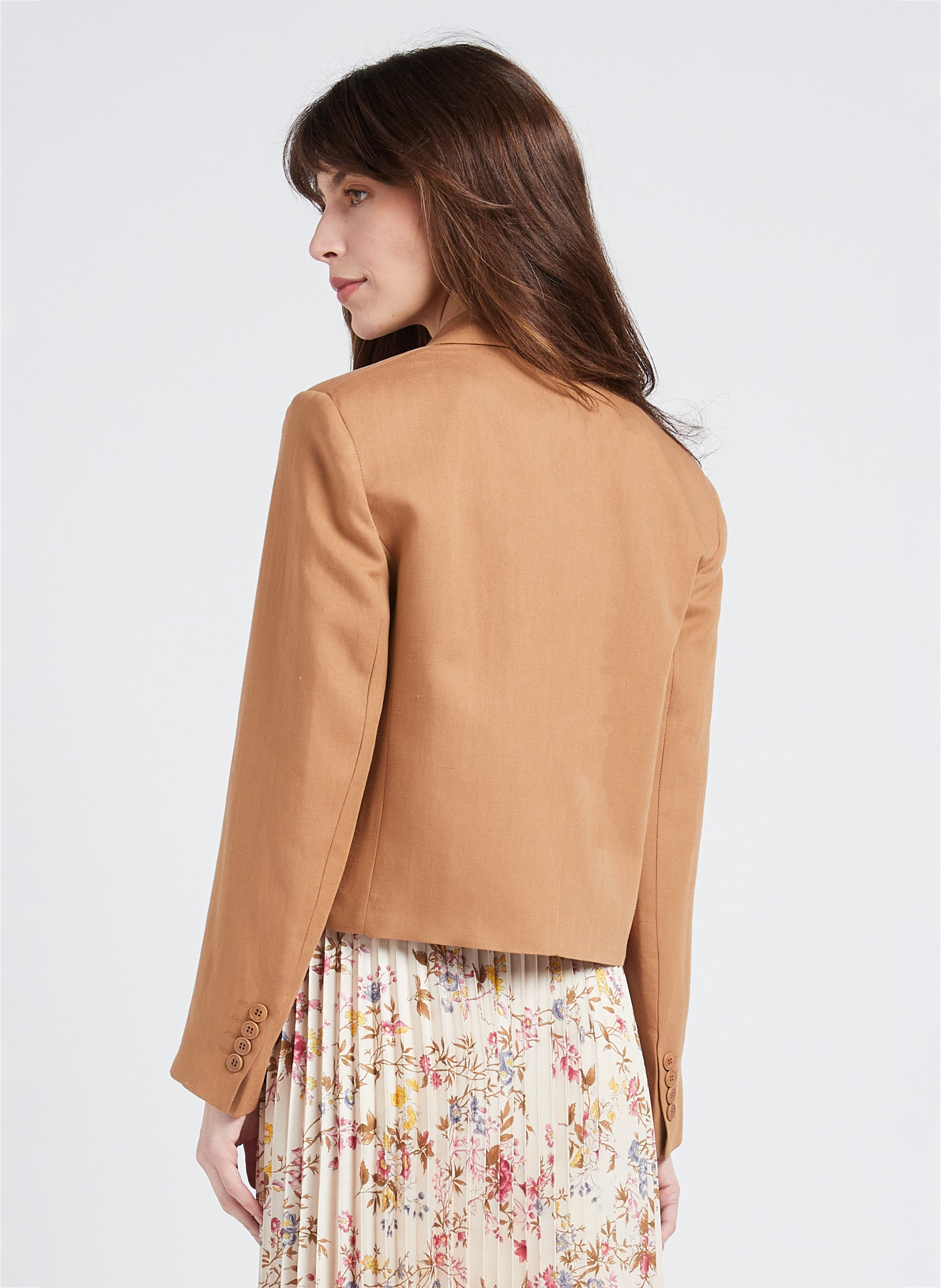 Straight tailored jacket MAX MARA WEEK END Golden